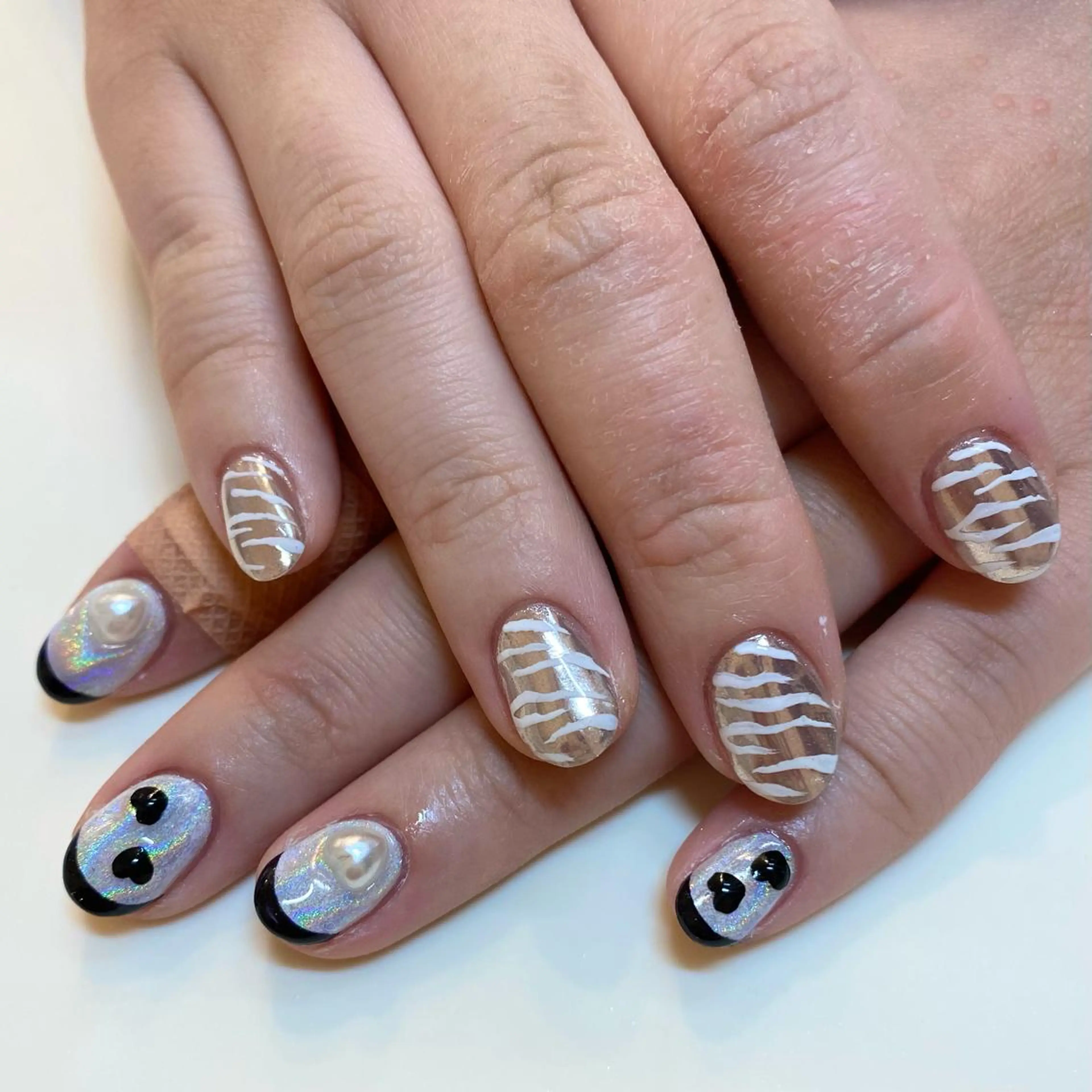 ネイル ハンドネイル 藤原 みゆのネイルデザイン