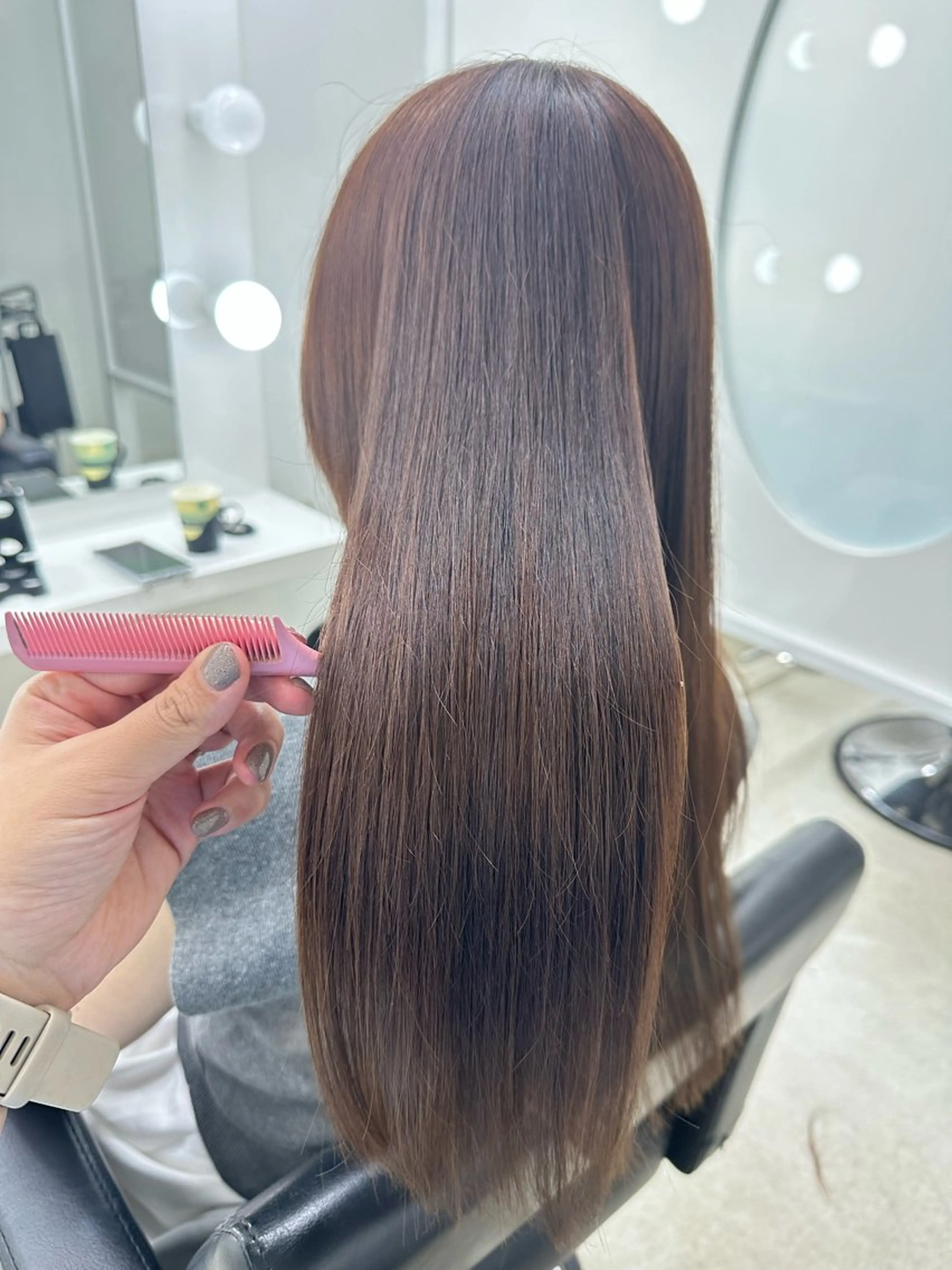 ロング 髪質改善 トリートメント トリートメント 中河 ななのヘアスタイル