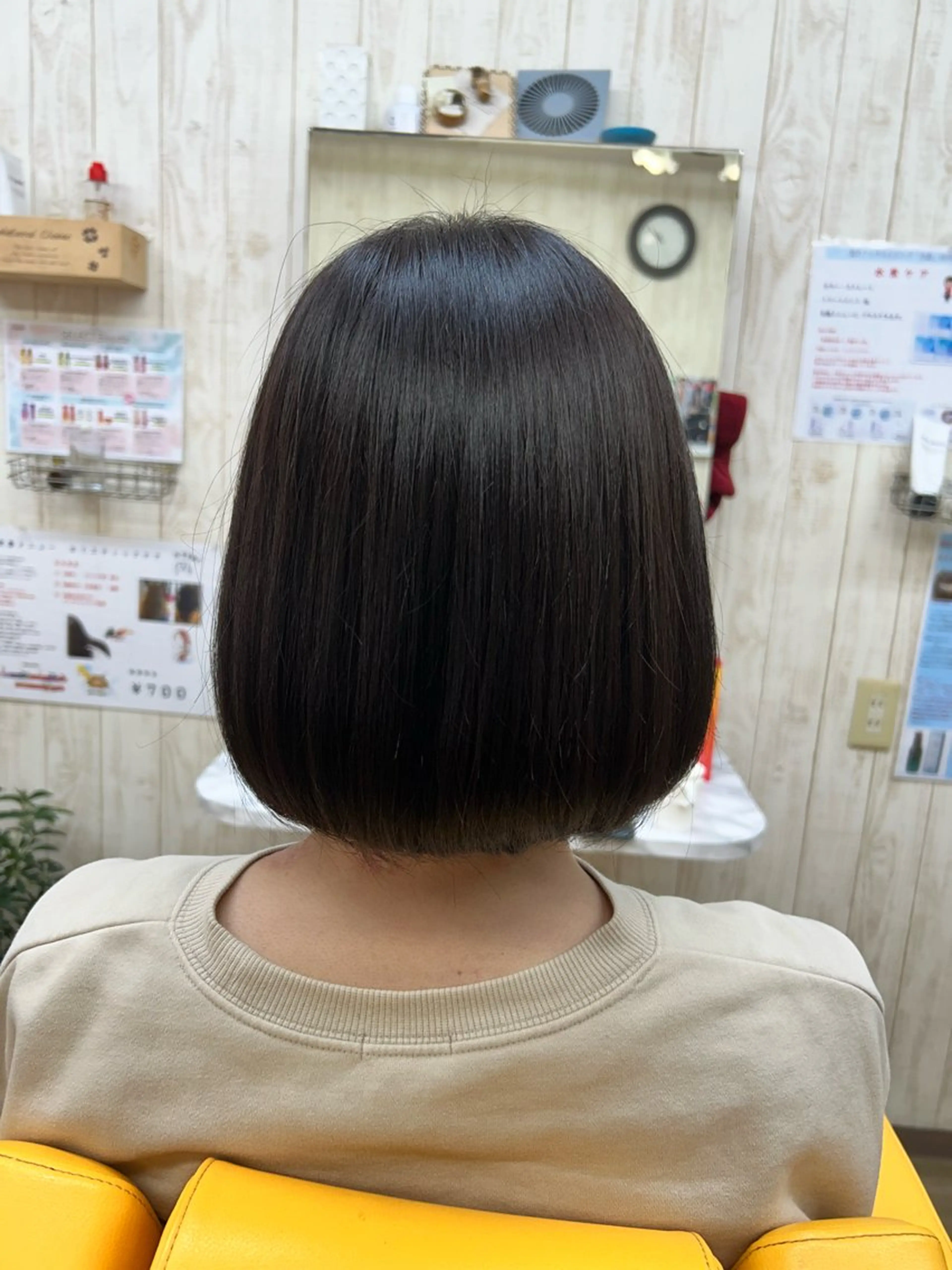 縮毛矯正の写真