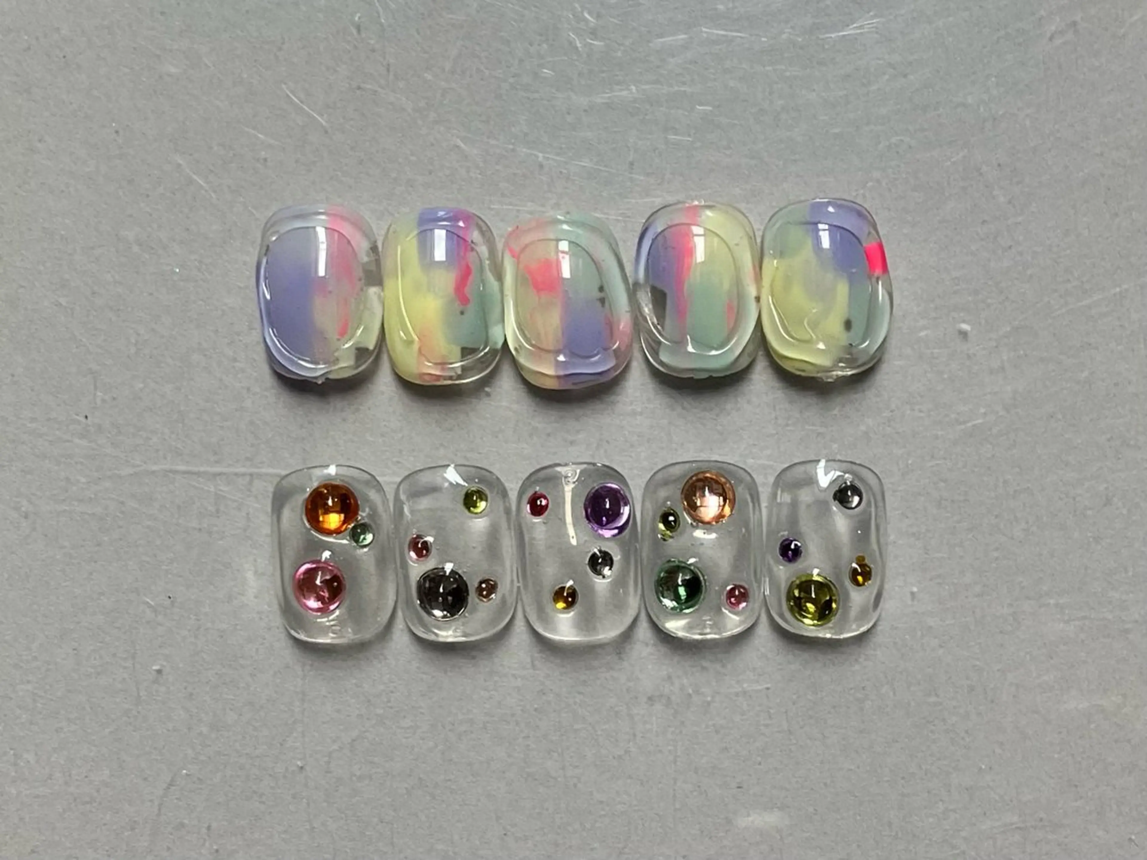 ショート ハンドネイル フットネイル @Unica_ honmachiのネイルデザイン