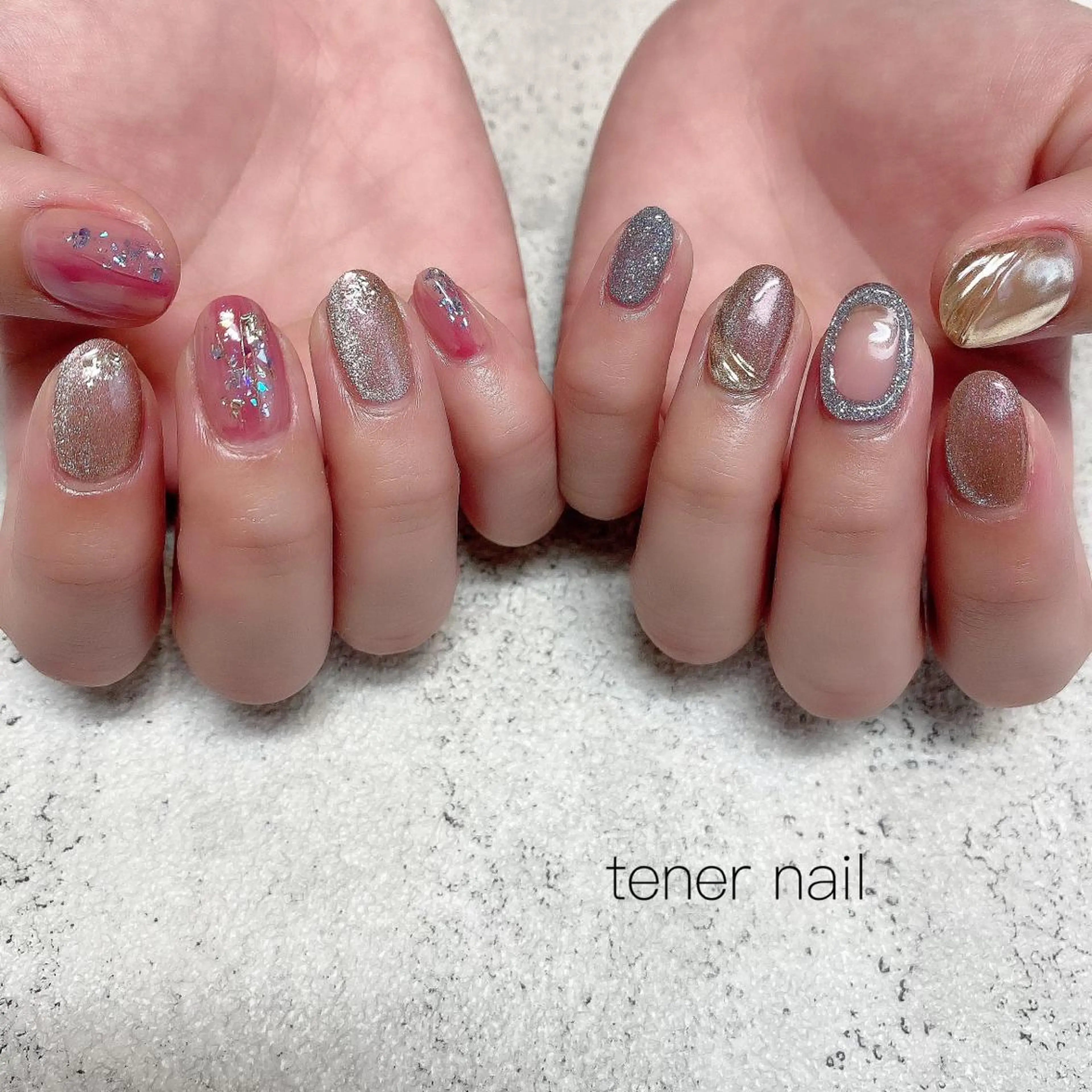 ネイル ニュアンスネイル テネルネイル tener nailのネイルデザイン