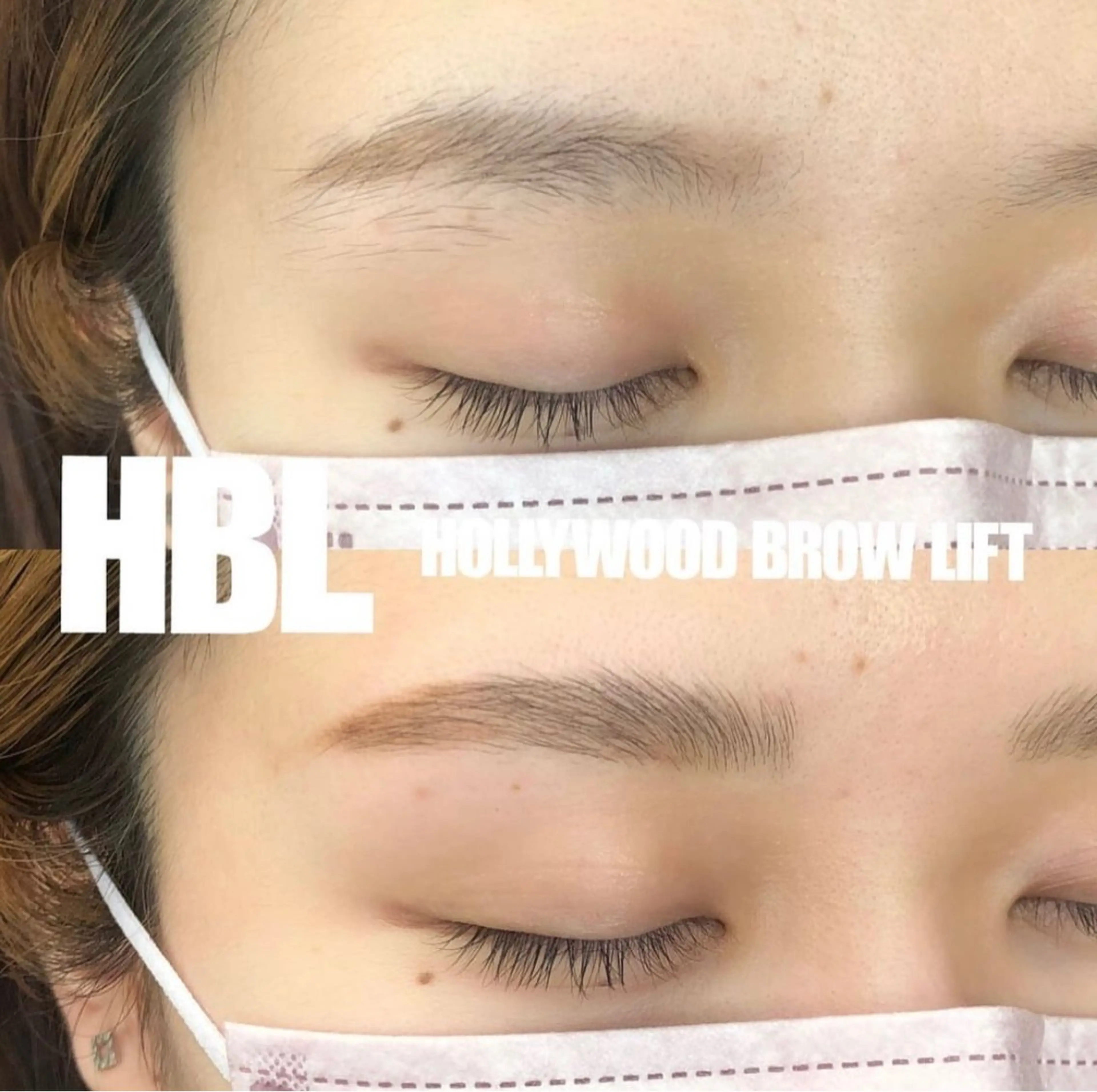 アイブロウ ハリウッドブロウリフト 眉毛ワックス脱毛 eim Mihoのマツエク・マツパデザイン