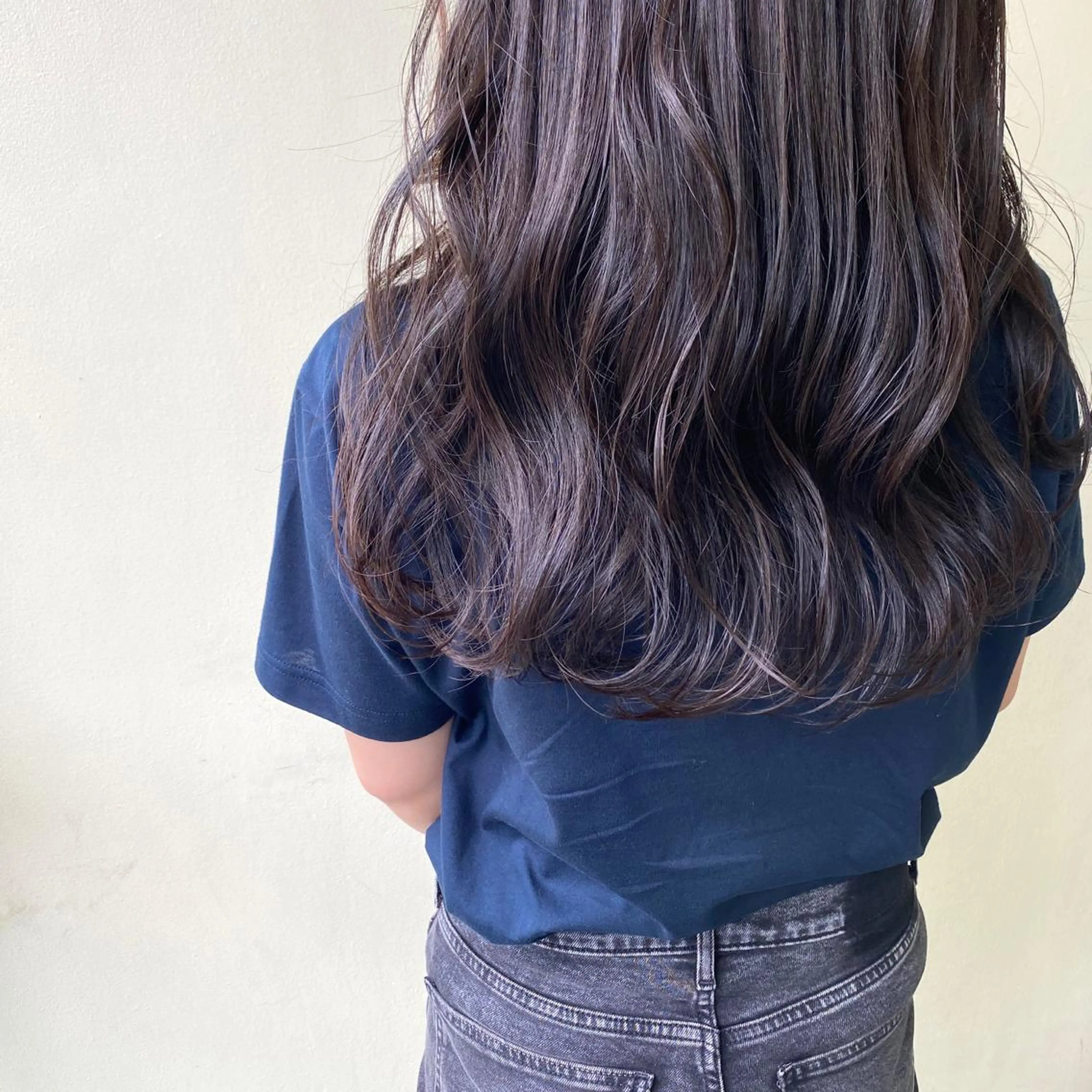 セミロング カット ヘアカラー トリートメント レイヤーカット 🇰🇷SAYAのヘアスタイル