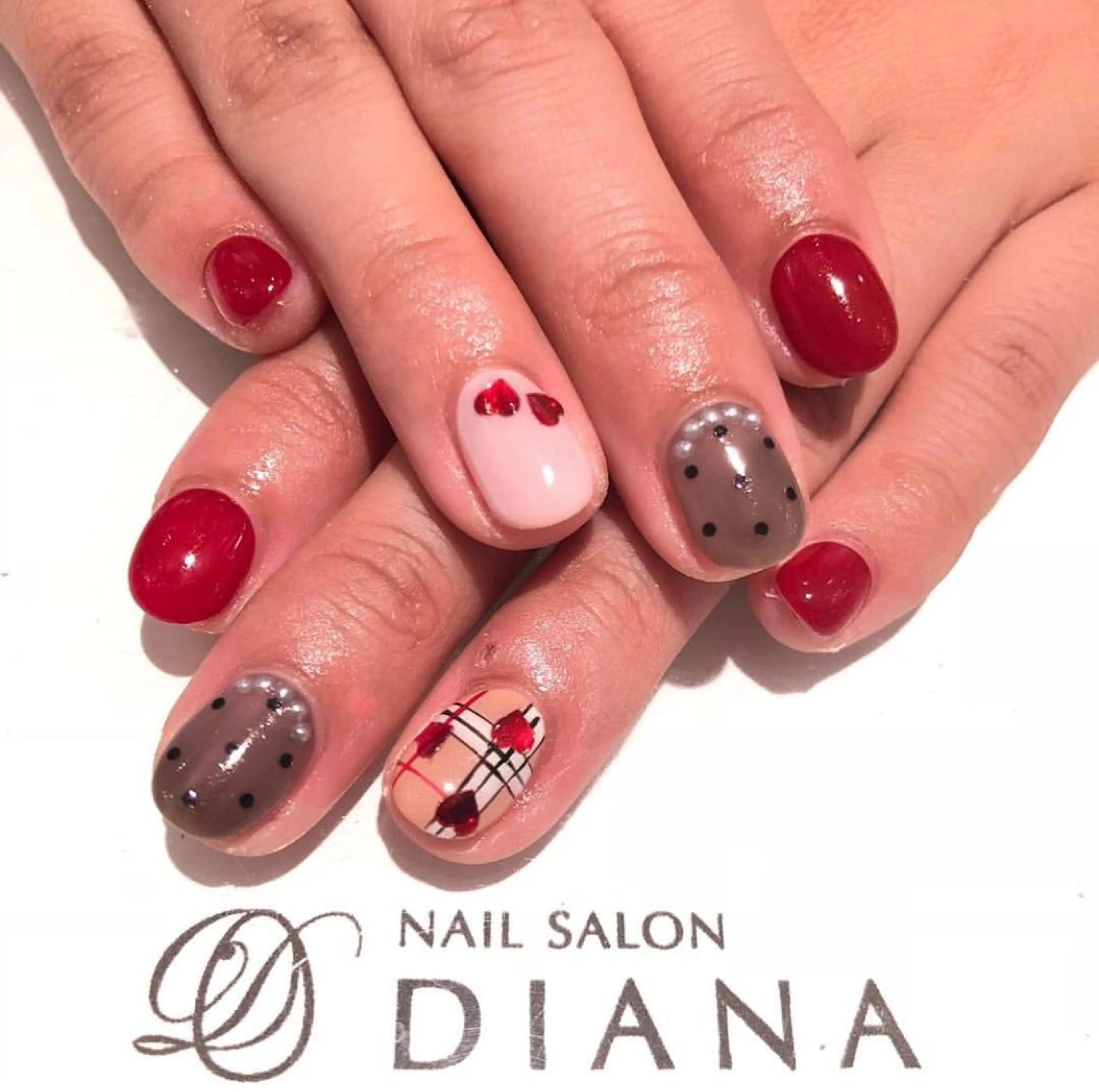 ショート カラー ネイル NAILSALON DIANAのネイルデザイン