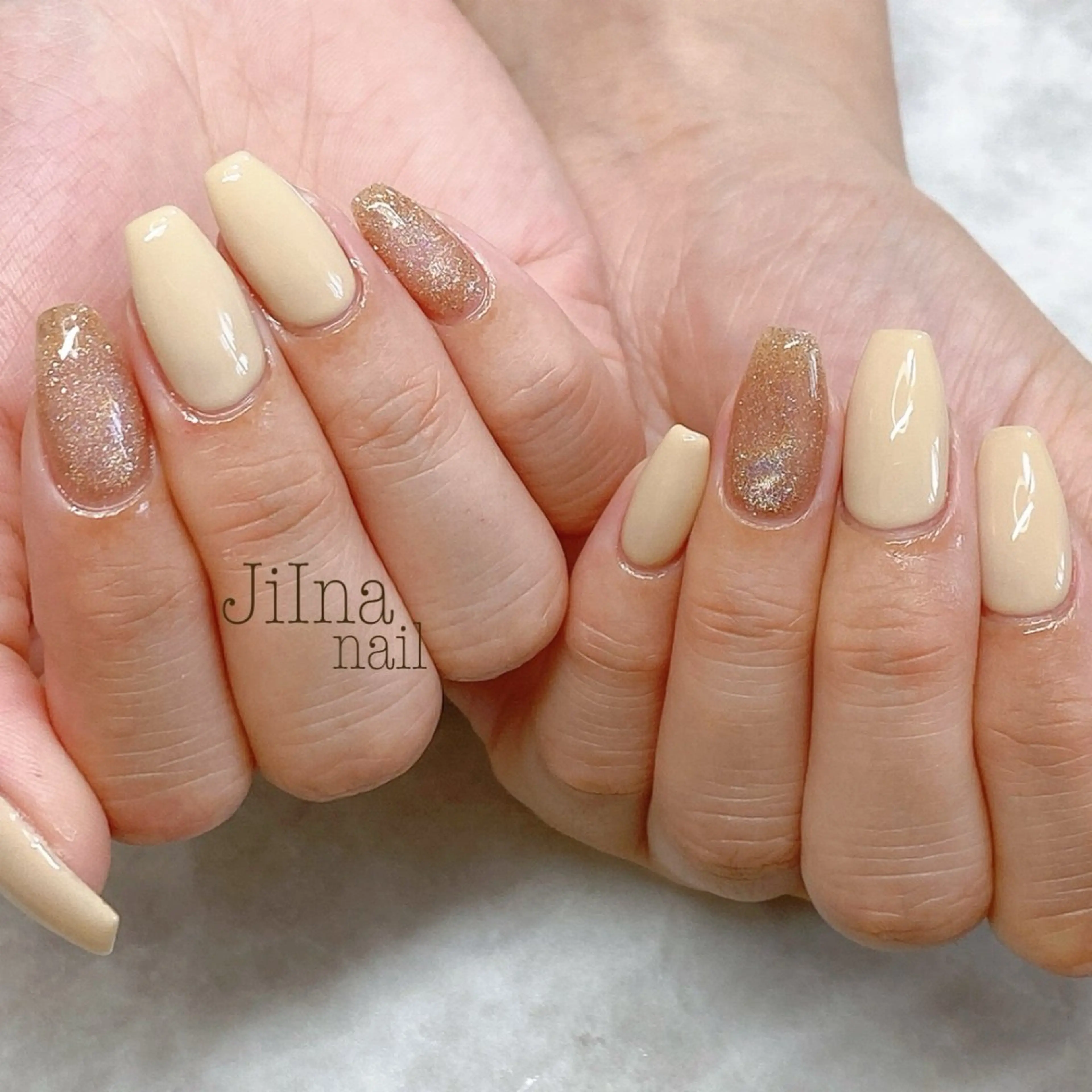 ネイル フラッシュネイル フラッシュマグ マグネットネイル JiIna nailのネイルデザイン