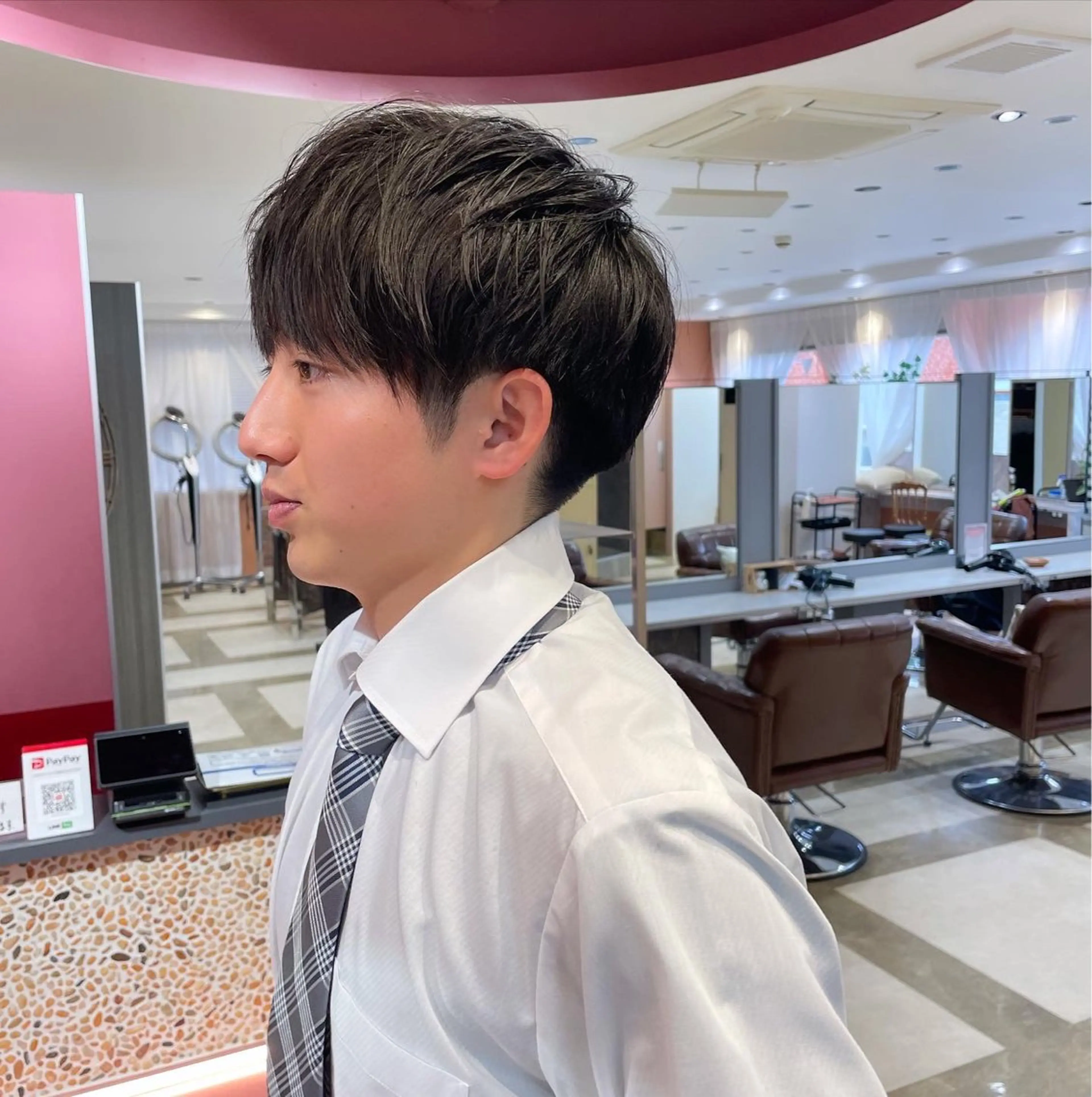 メンズ acroあべの店所属・🧸顔周りカット /透明感🎀のヘアスタイル