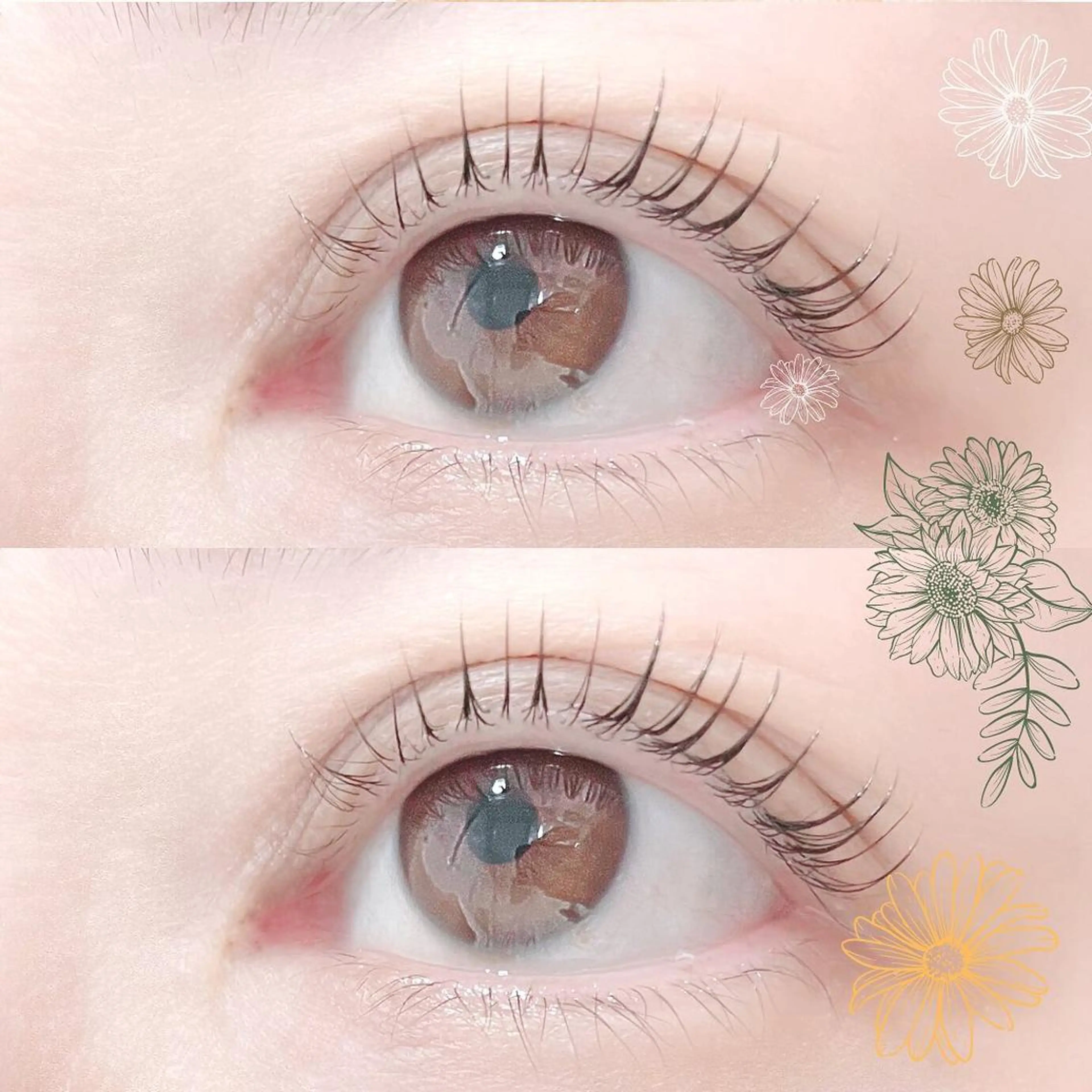 マツエク・マツパ パリジェンヌラッシュリフト まつげパーマ 下まつげエクステ 一重×まつ毛パーマ ボリュームラッシュ Mon mignonのマツエク・マツパデザイン