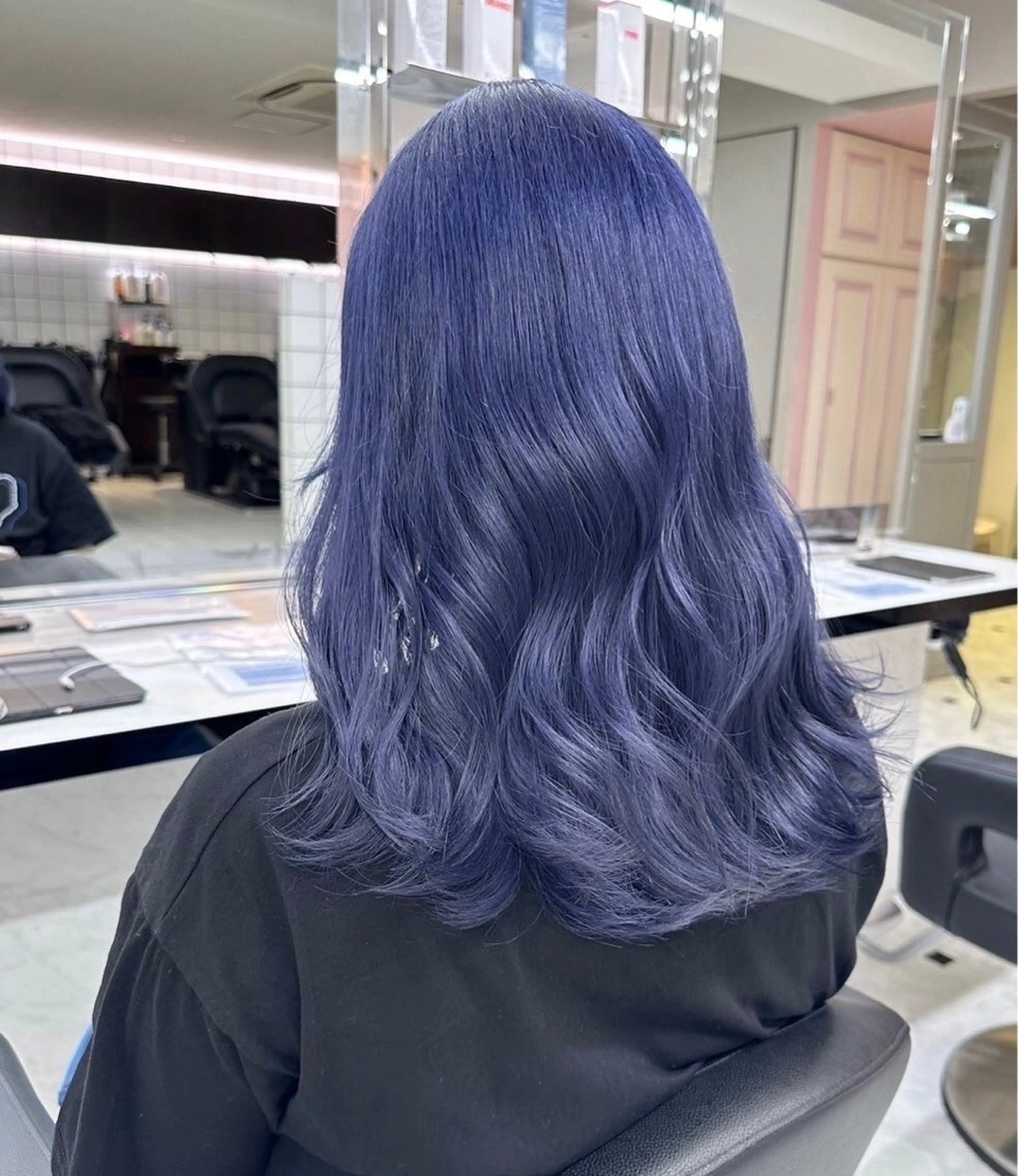 ロング カラー ヘアアレンジ えびけん/色落ちまで 可愛い♥️のヘアスタイル