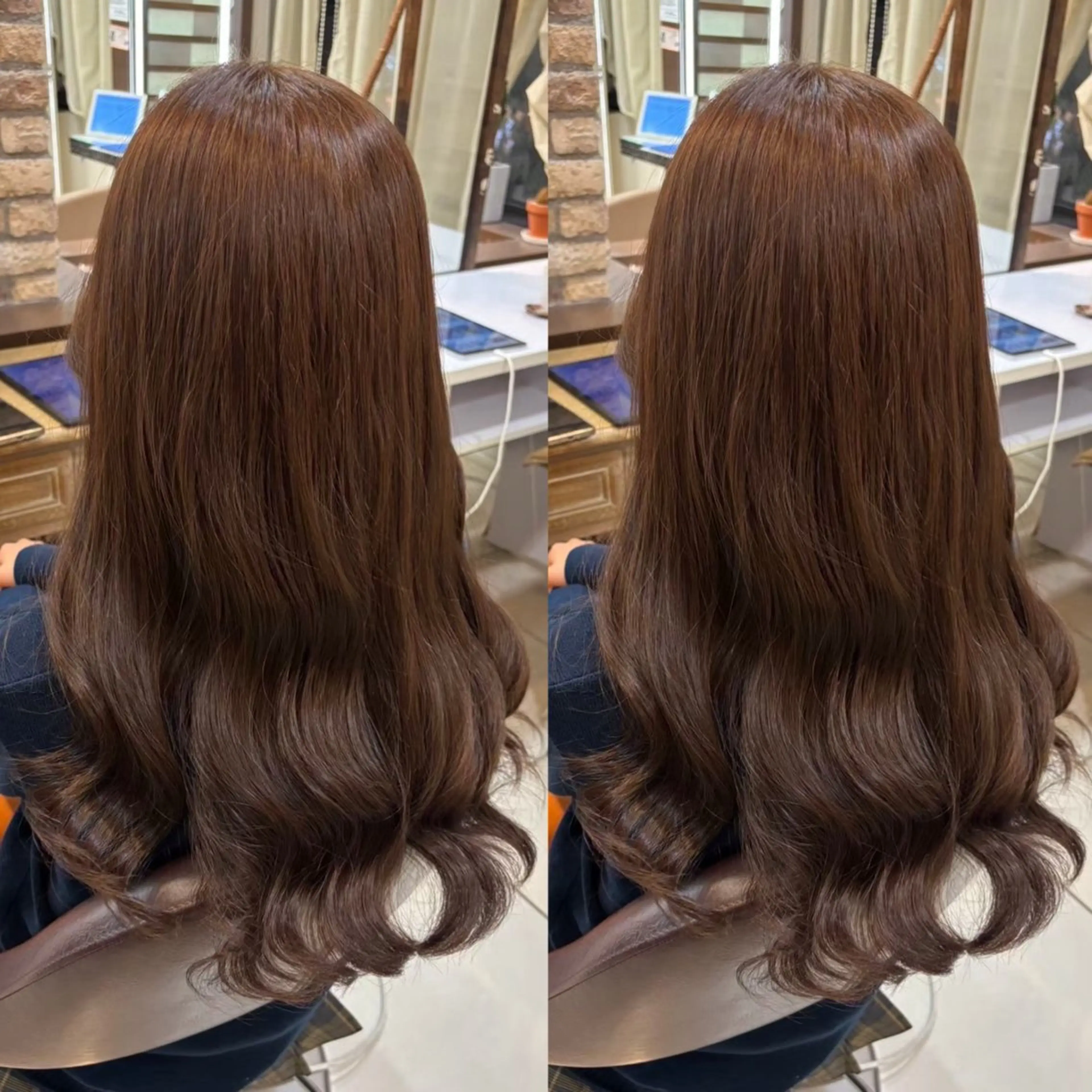 カラー ヘアカラー ヘアメ🎀推しカラー 🥣横浜/しほ🧸のヘアスタイル