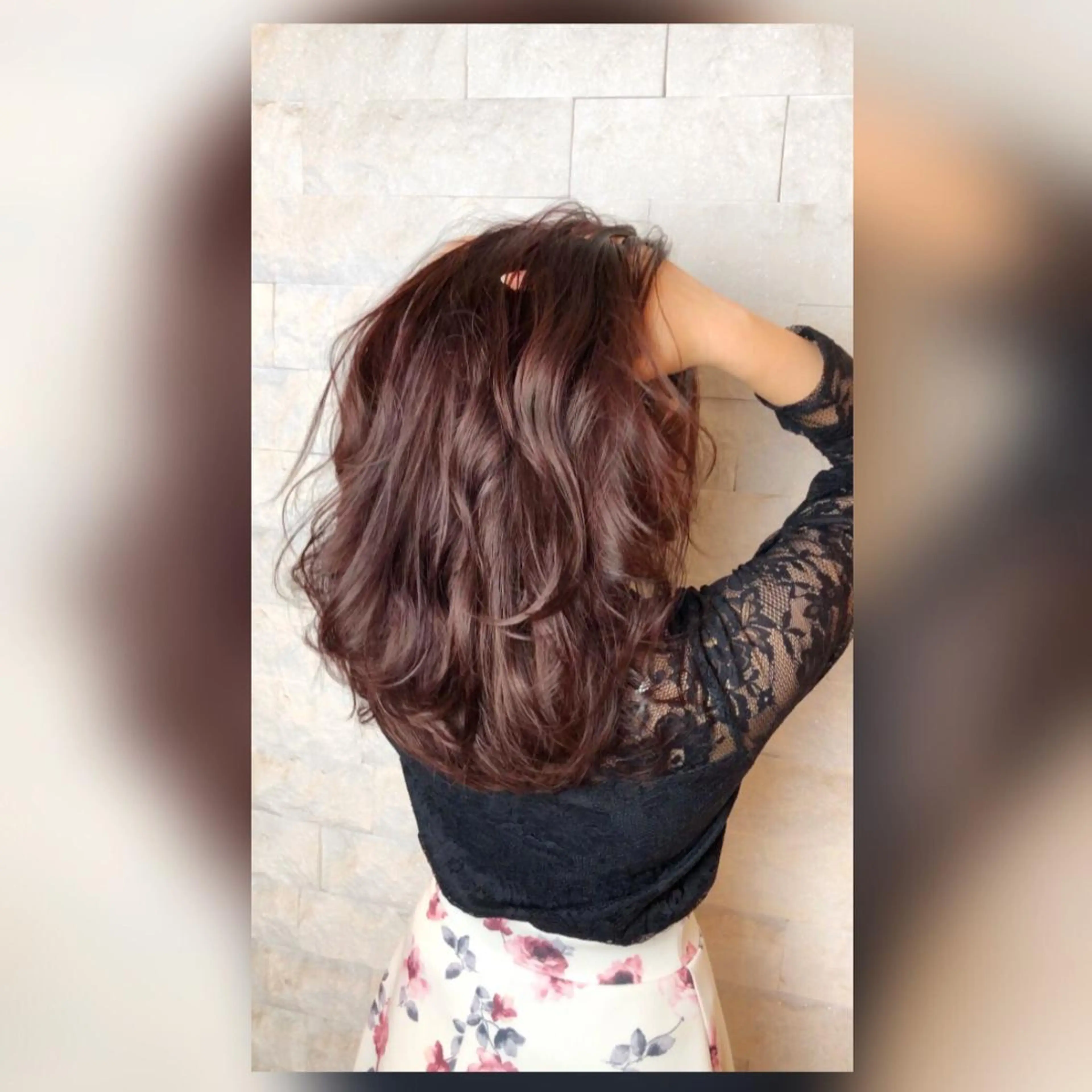 セミロング 圧倒的美髪ストレート ツダケイタロウのヘアスタイル