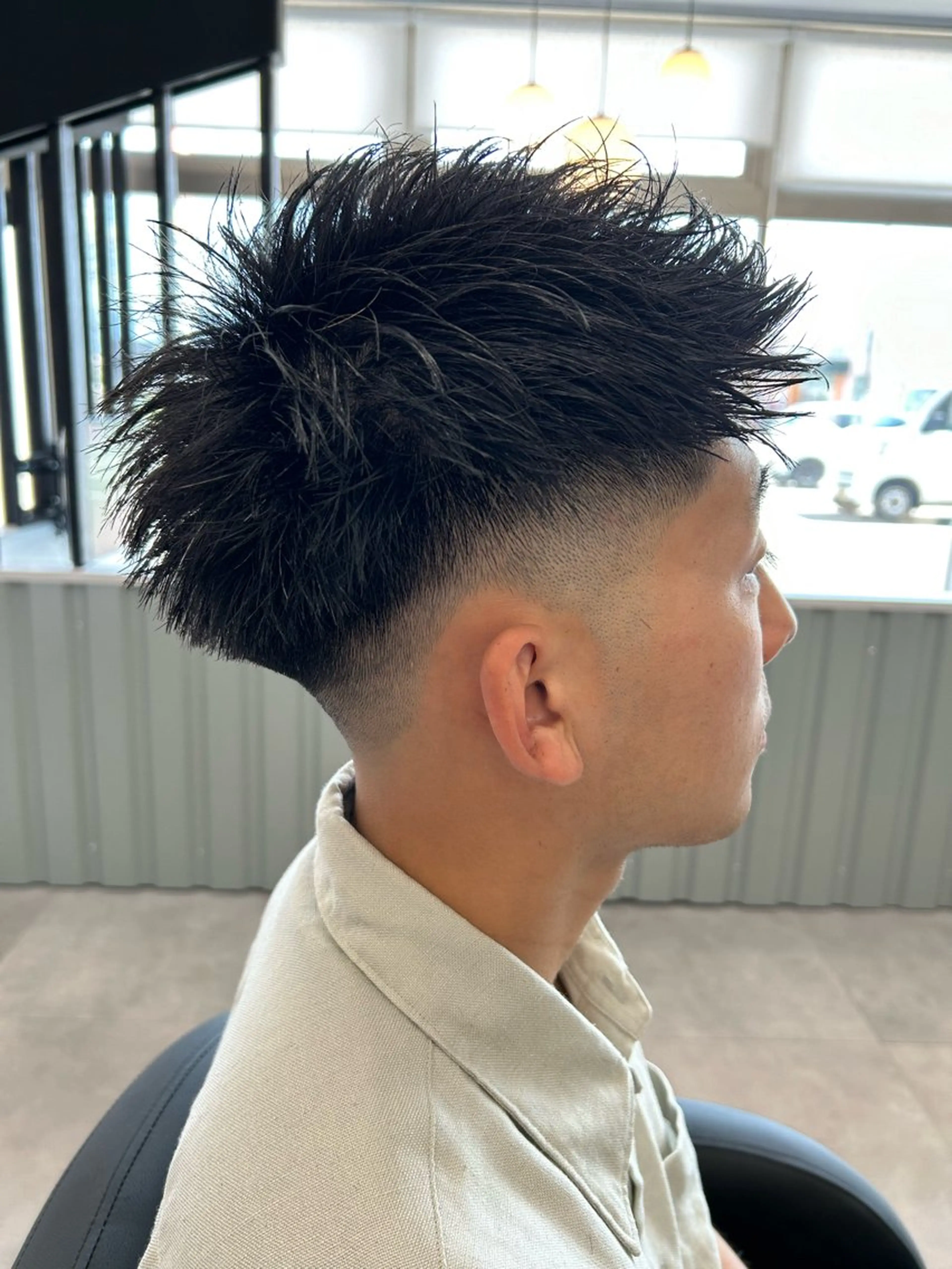 メンズ フェードカット スキンフェード 土屋 竣奨のヘアスタイル