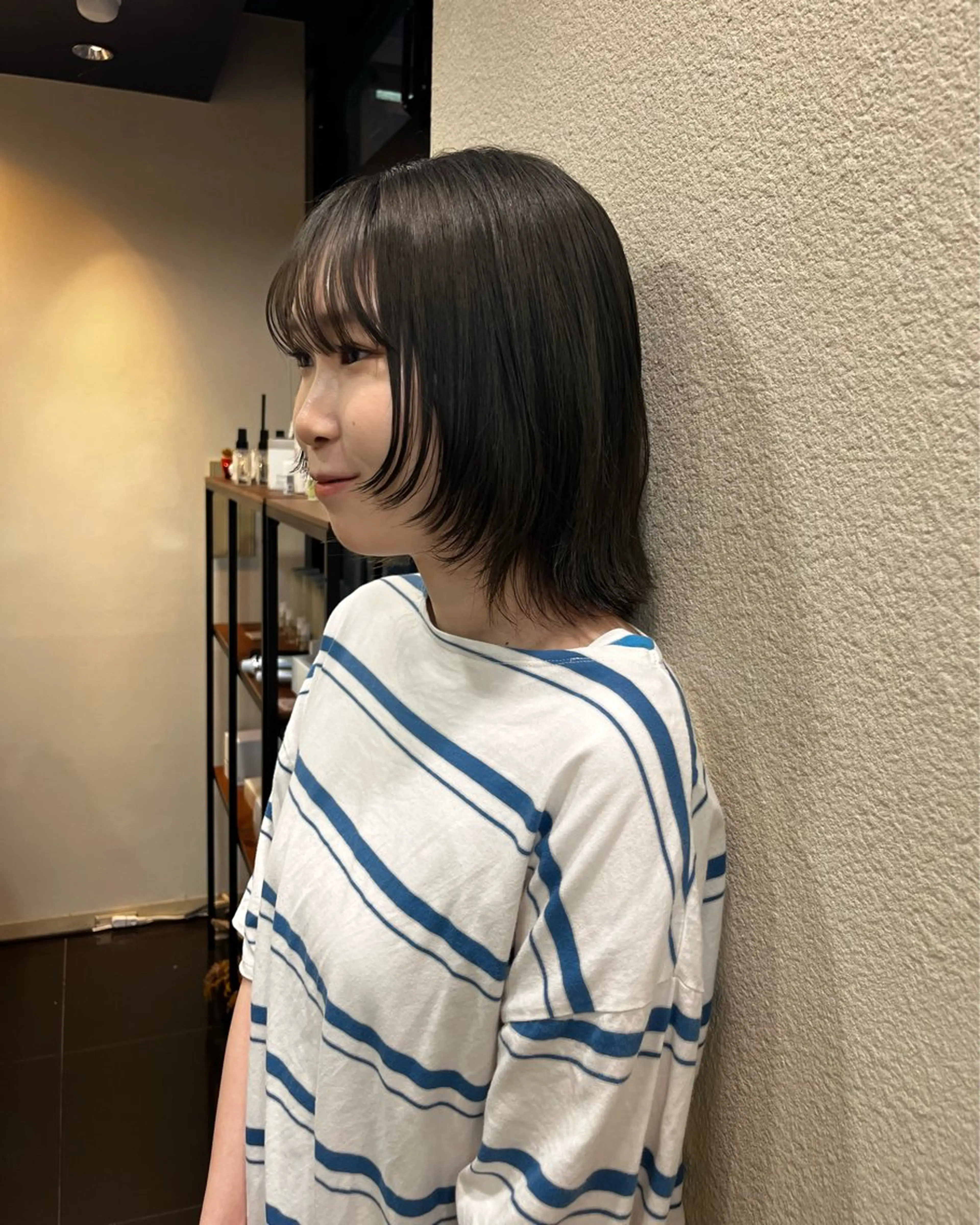 ショート レイヤーカット/ブラ ウンカラー/河野凜のヘアスタイル