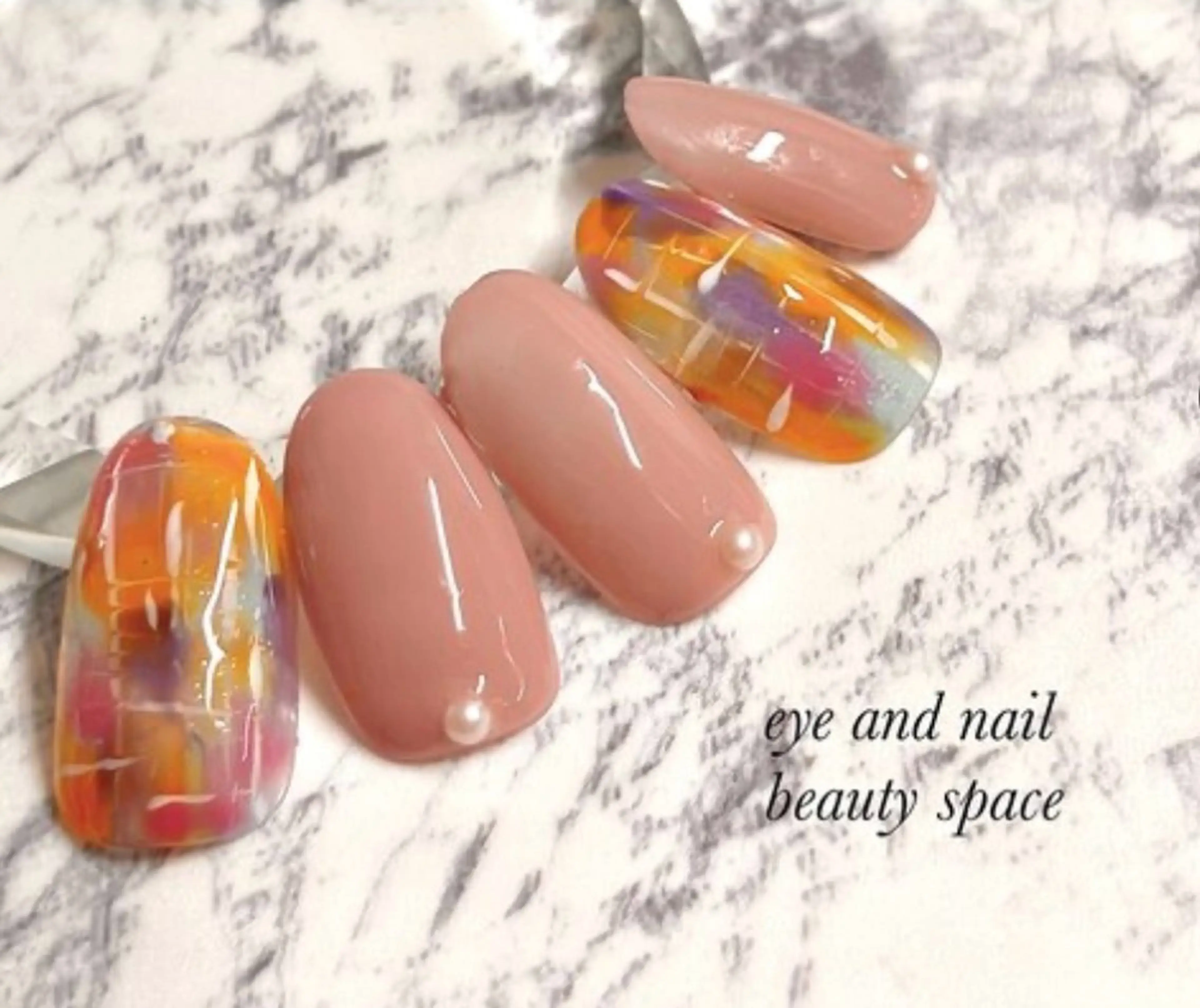 ネイル ツイードネイル 杉山 ネイリストのネイルデザイン