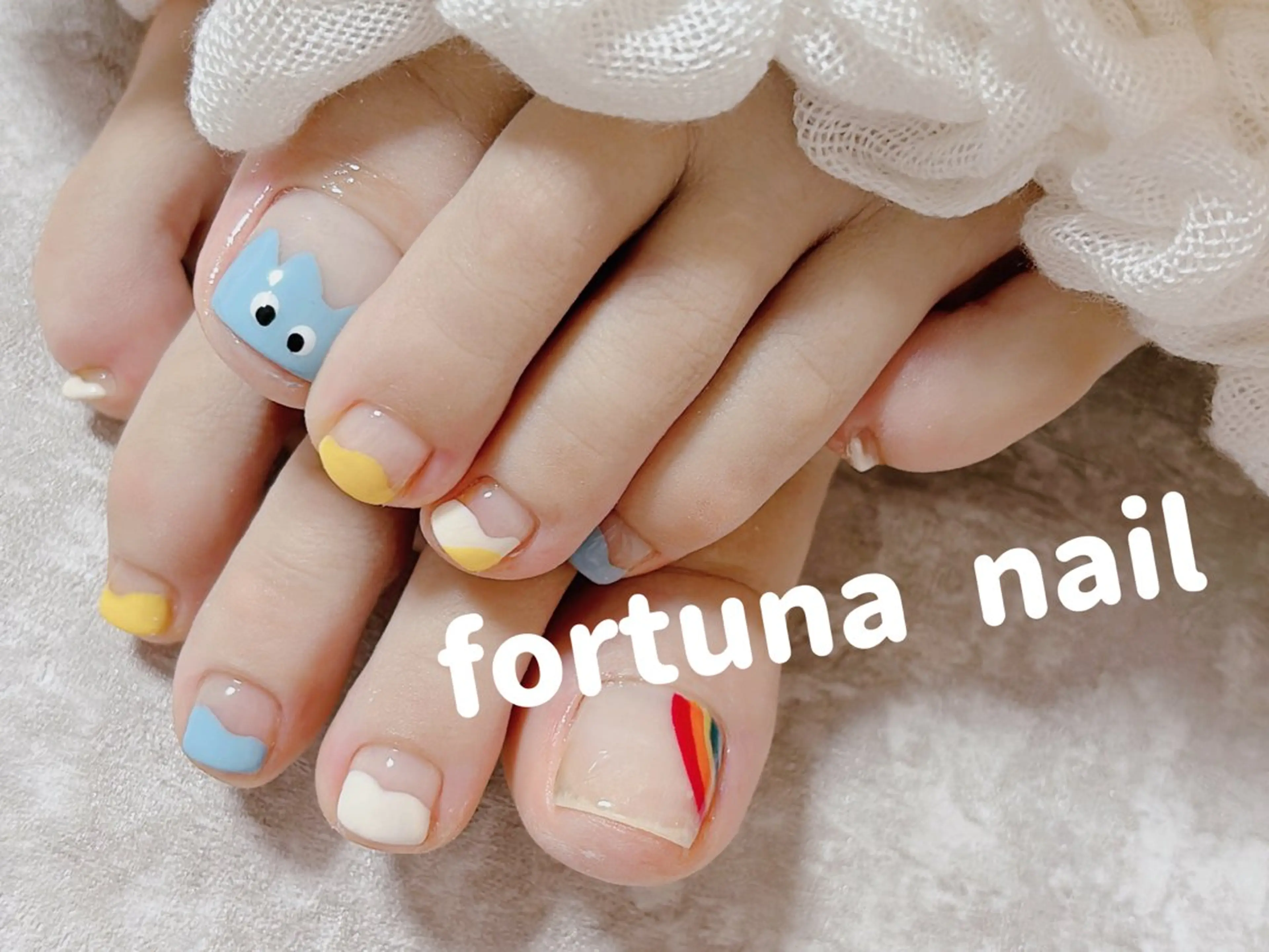 ネイル フットネイル Nail •Head スパFortunaのネイルデザイン