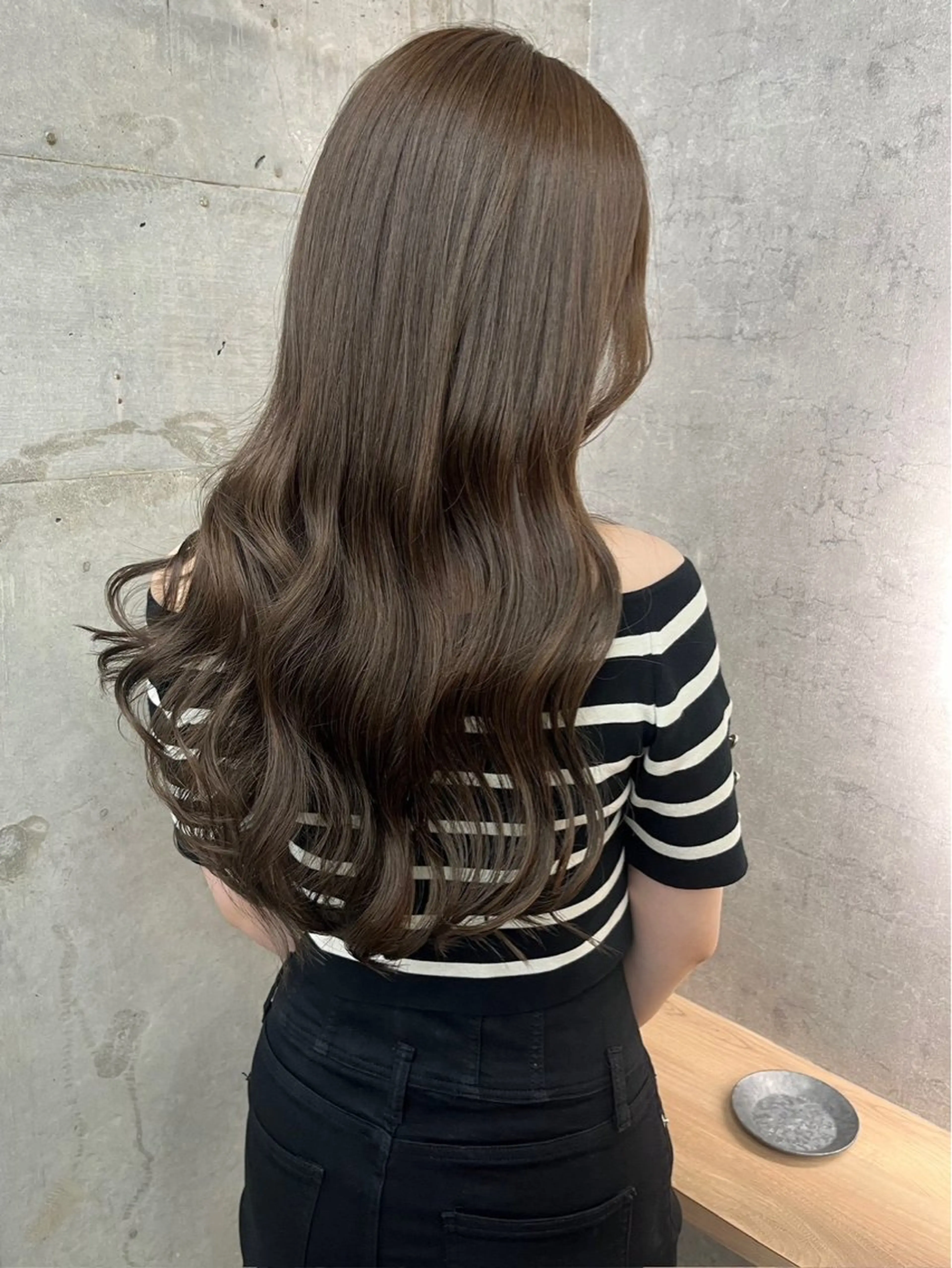 ロング カラー ヘアカラー 松谷 わかなのヘアスタイル