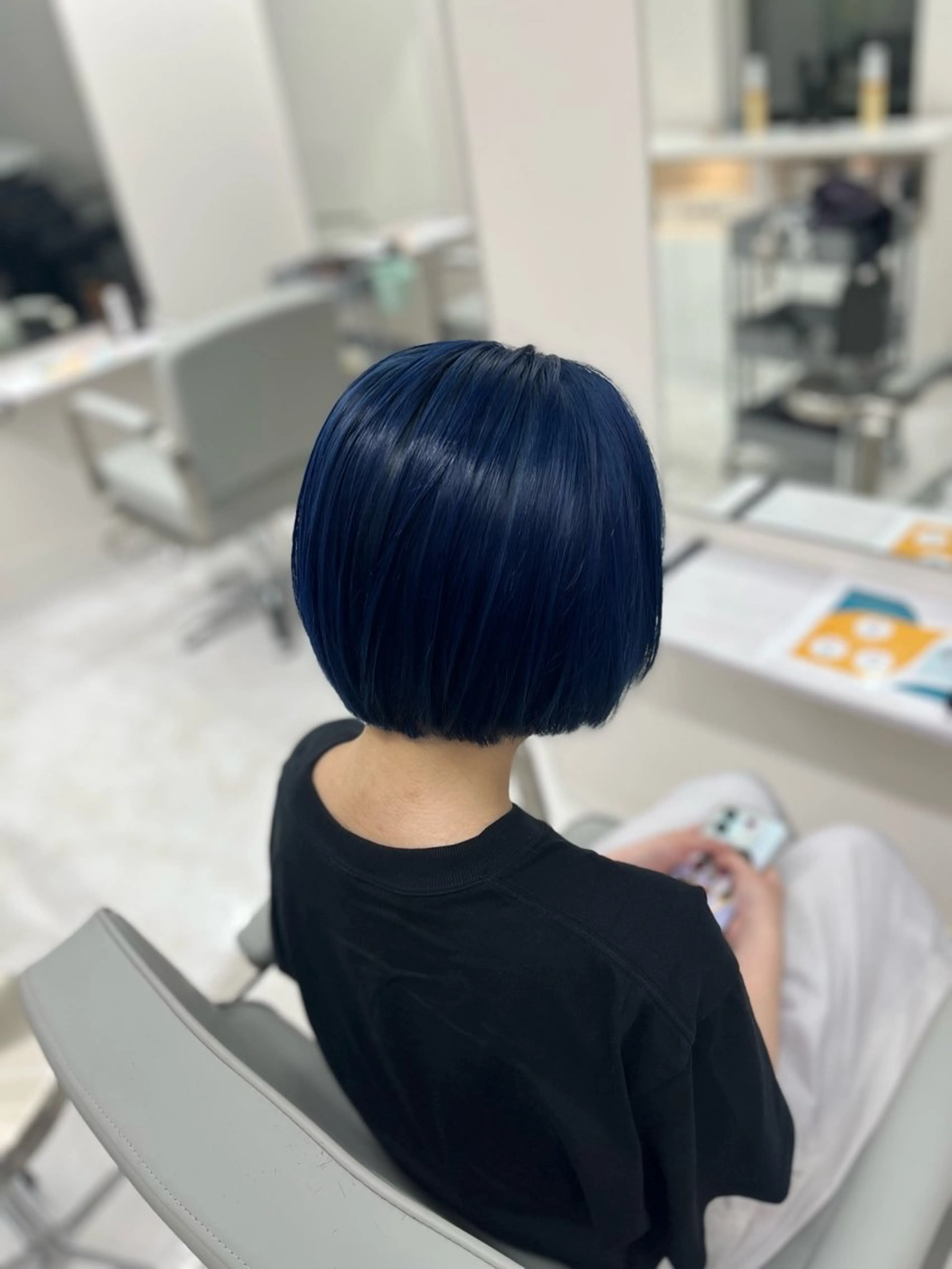 ショート カラー ヘアカラー トリートメント ヘアセット 🩶【推しハイトーン 】yuzu🩶のヘアスタイル