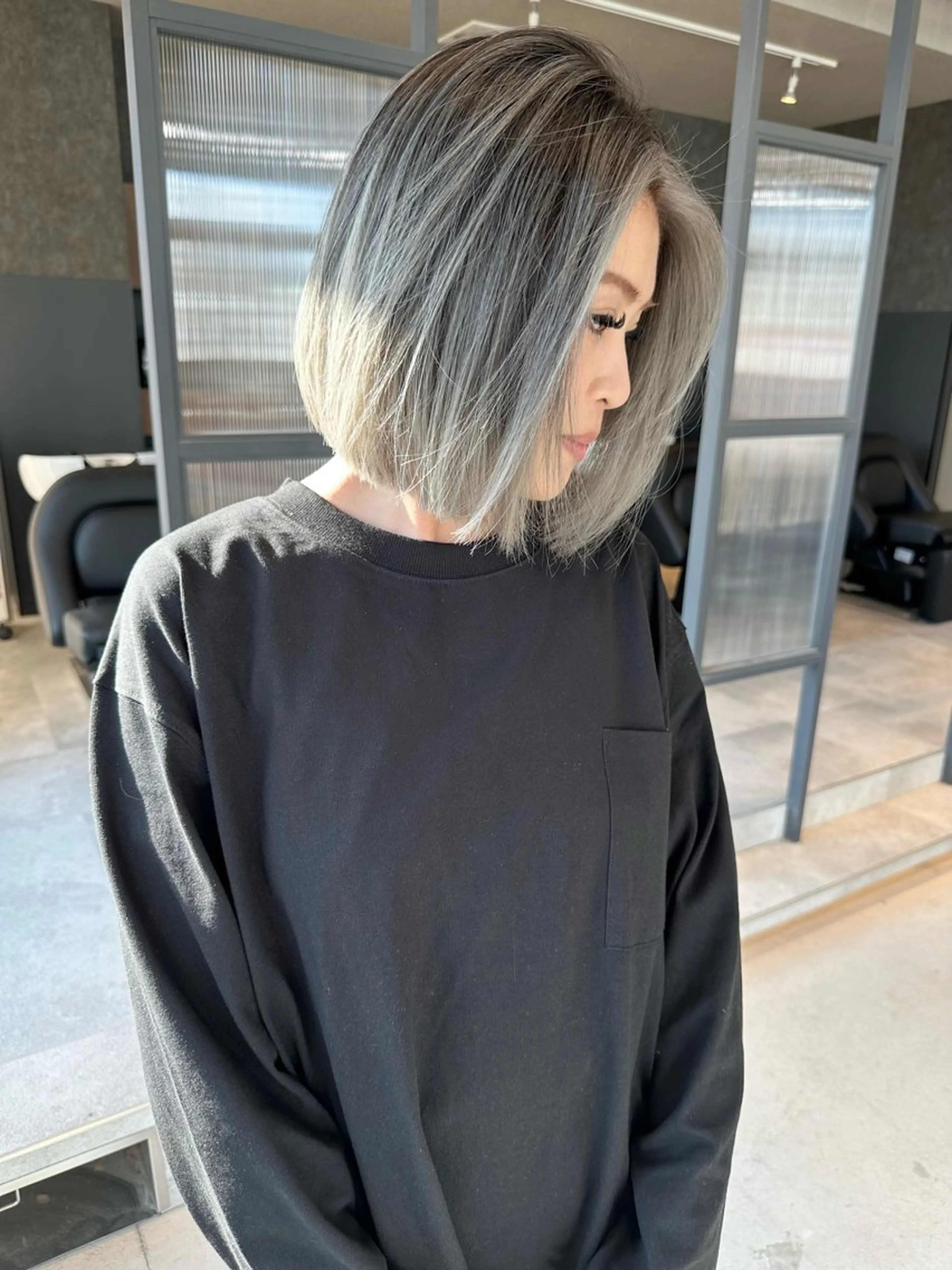 ショート カラー ヘアカラー トリートメント 井上 一平のヘアスタイル