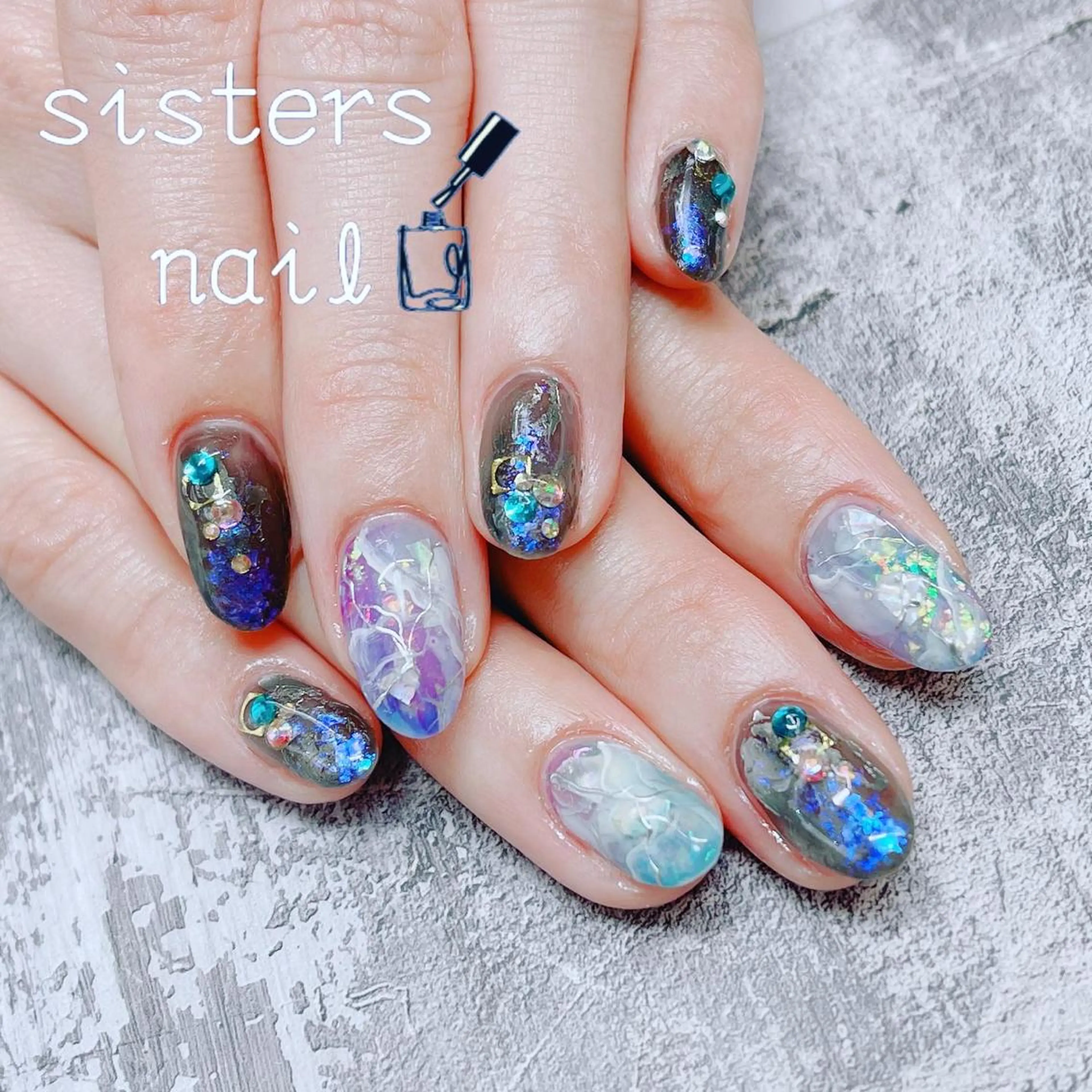 ネイル アートネイル フレンチネイル 春ネイル ハンドネイル ハンドケア sisters nail.fのネイルデザイン
