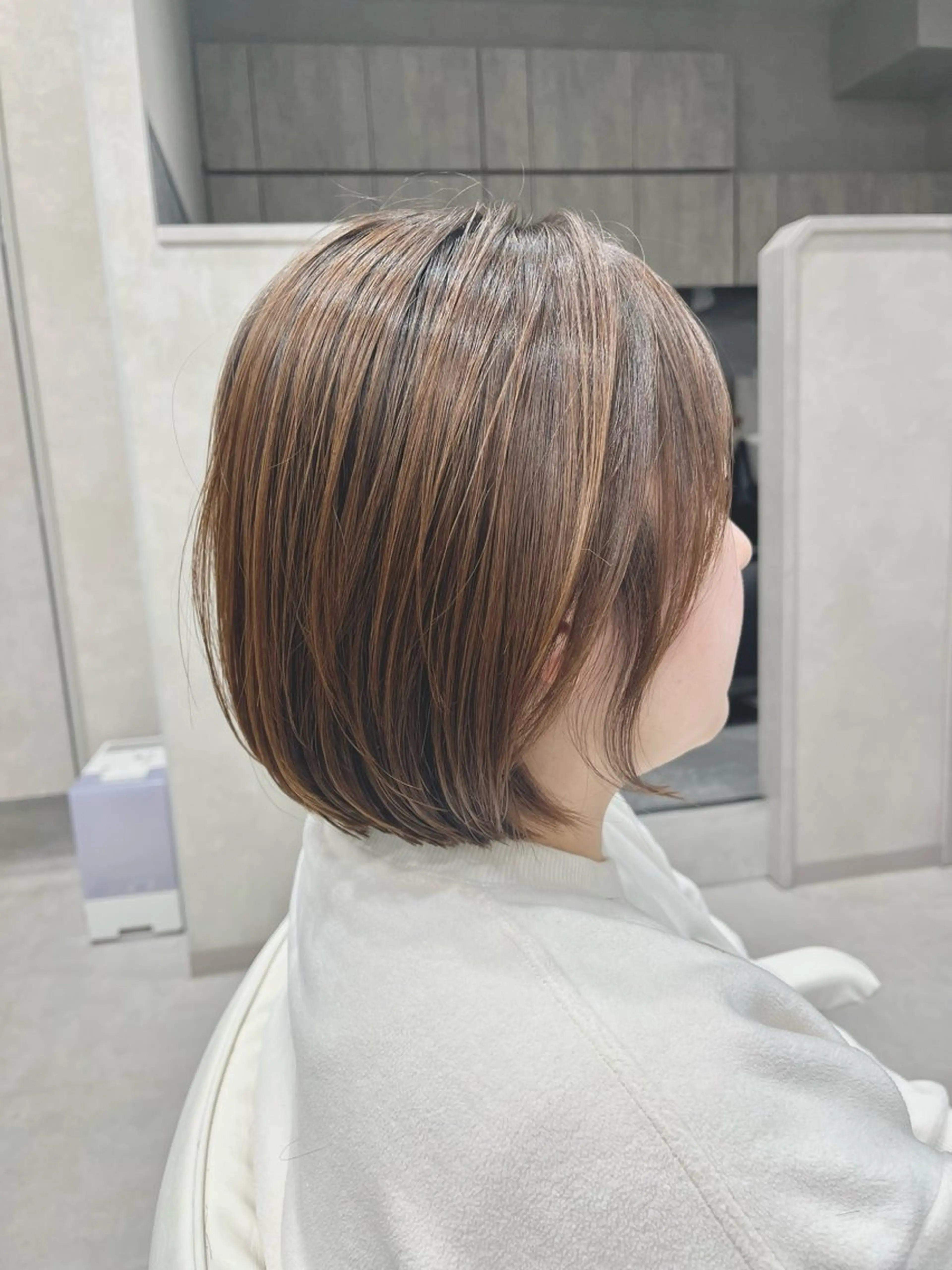 カット+リタッチカラーの写真