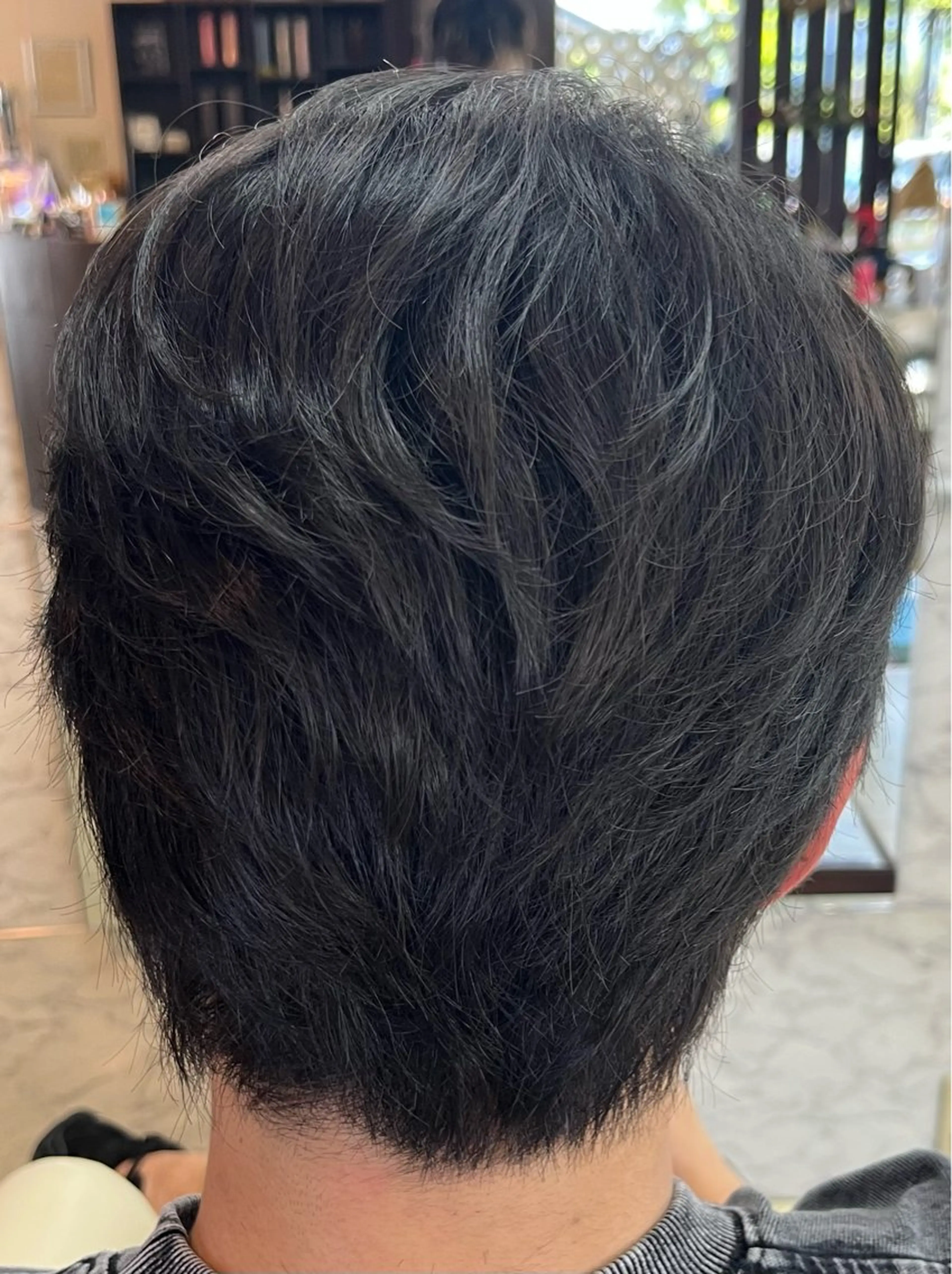 ミディアム メンズ カット 熊谷 拓海のヘアスタイル
