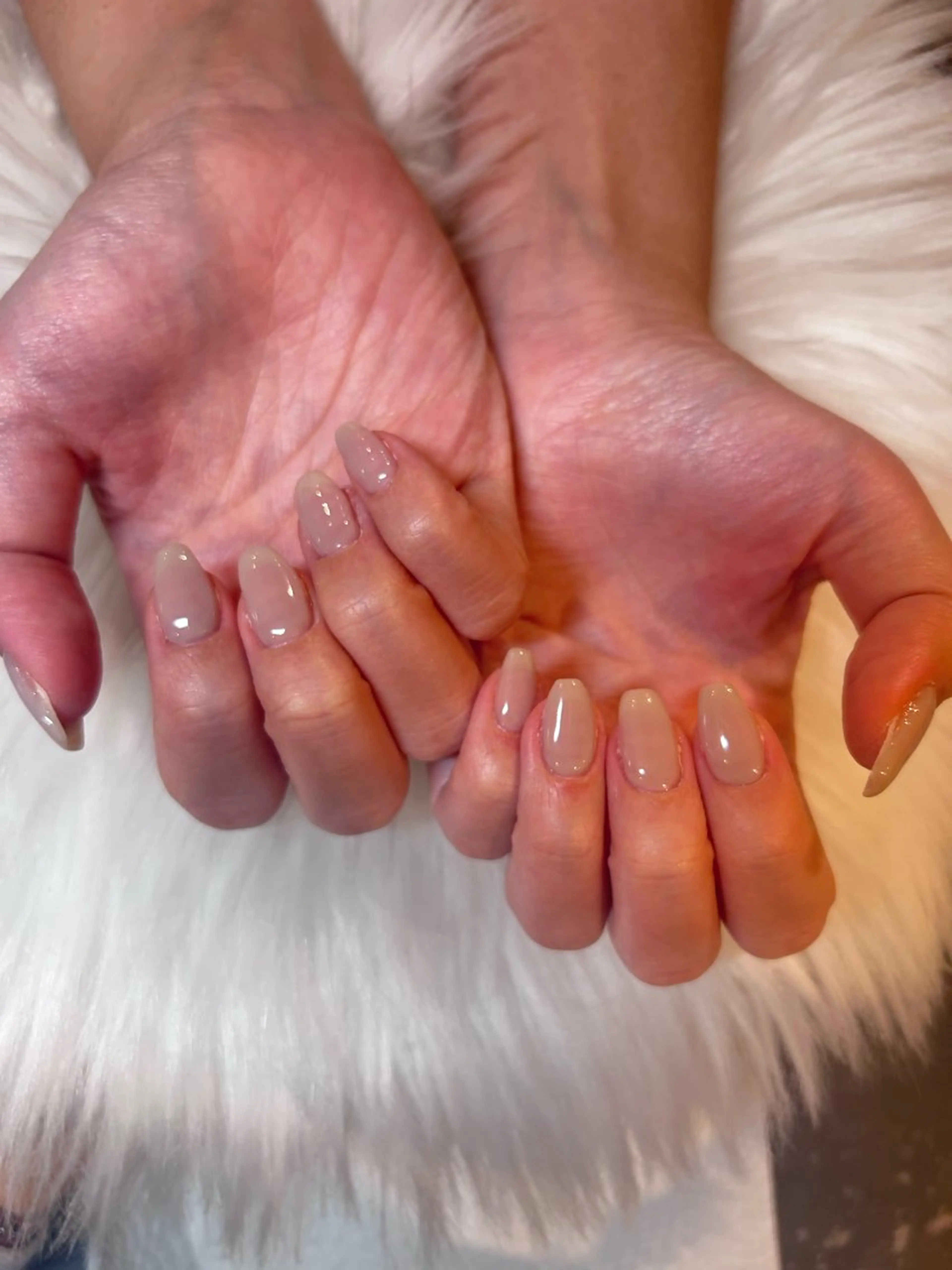 ネイル ワンカラーネイル  ︎︎ HINANOのネイルデザイン