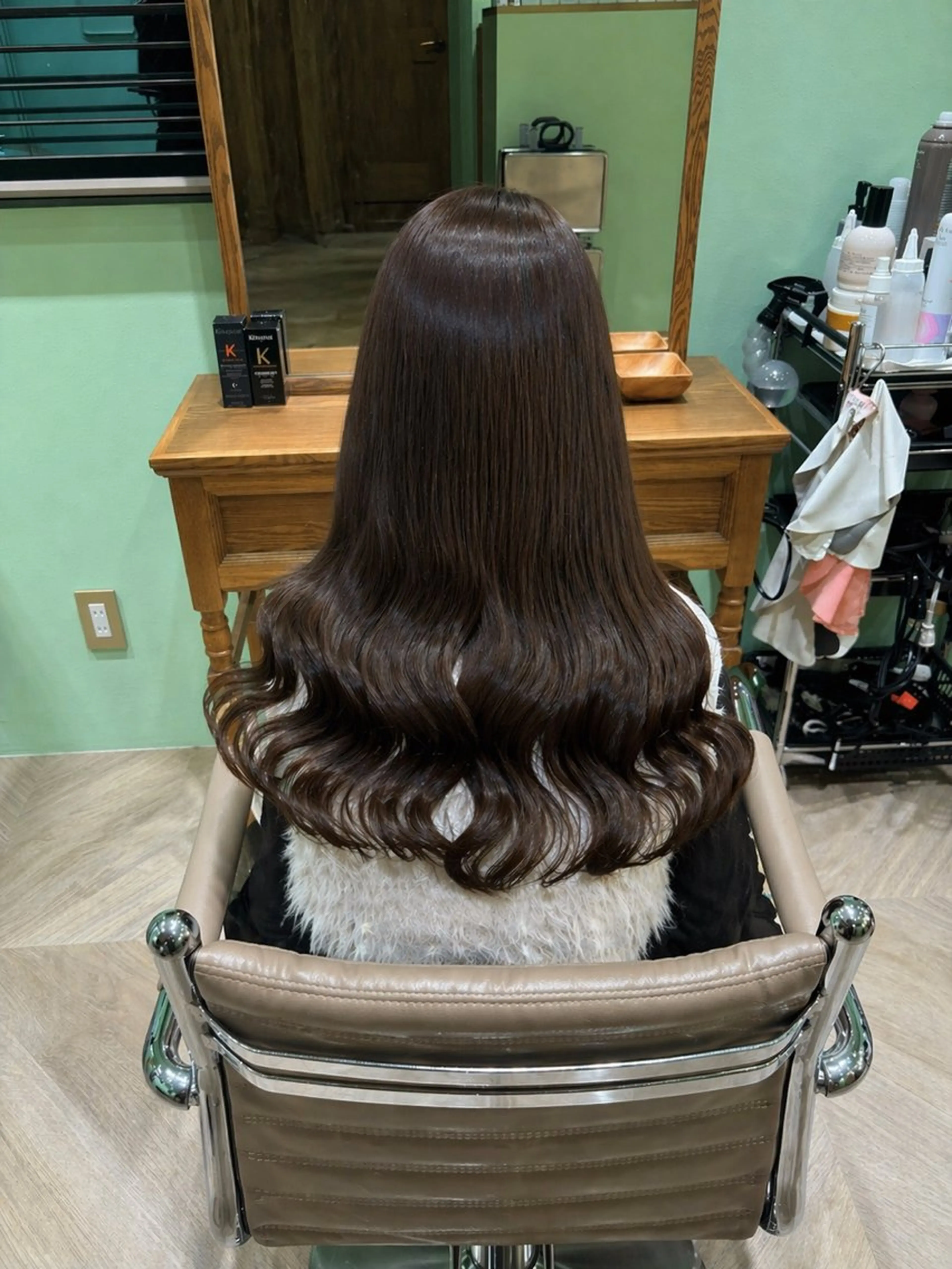 お出かけ前にオススメ✨巻き下ろしの写真