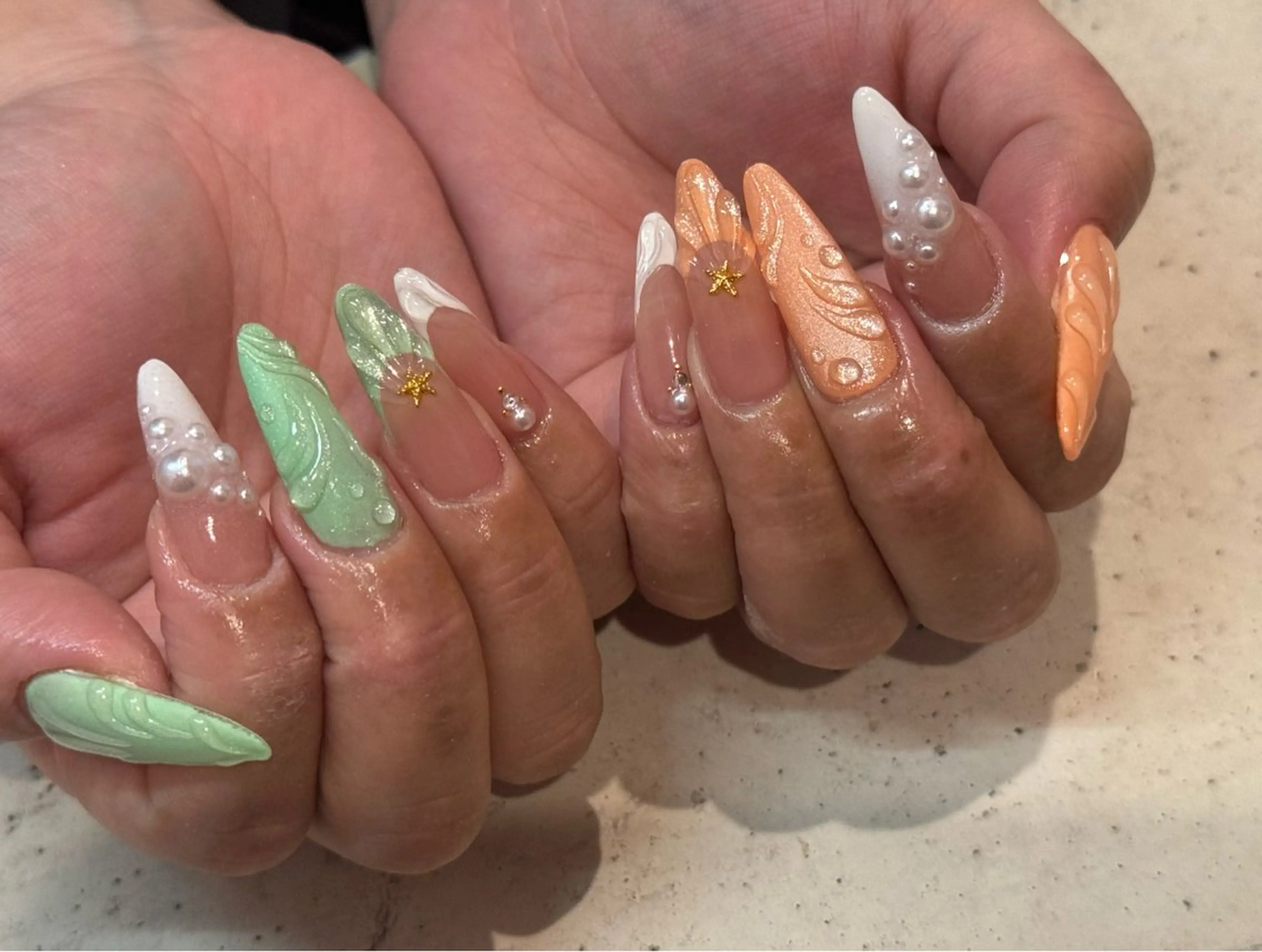 ネイル ハンドネイル nail salon Lumiereのネイルデザイン