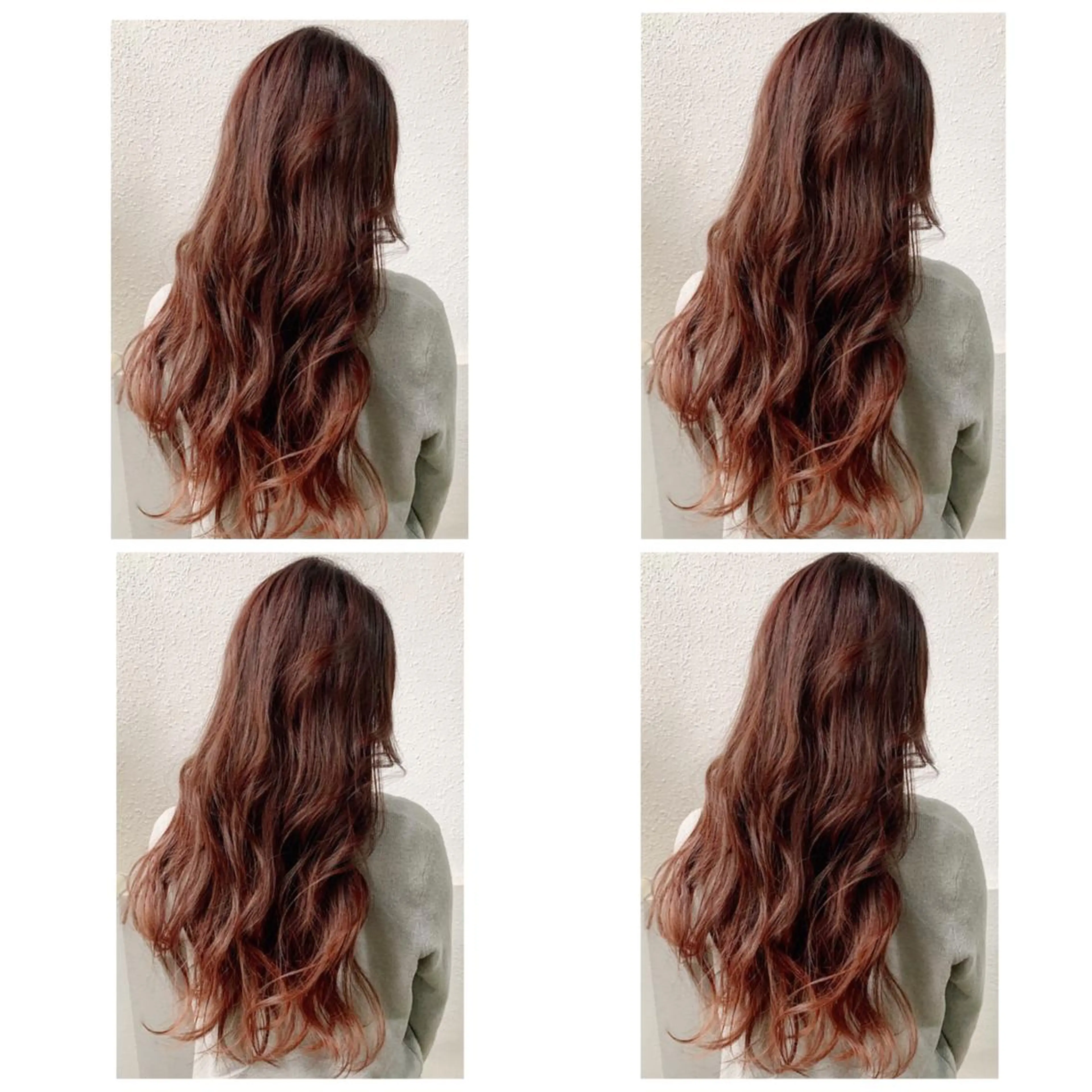 ロング カラー アッシュ バレイヤージュ ブリーチ デザインカラー グレージュ カット ヘアカラー 京都大人女性ショート 徒歩1分/秋山のヘアスタイル