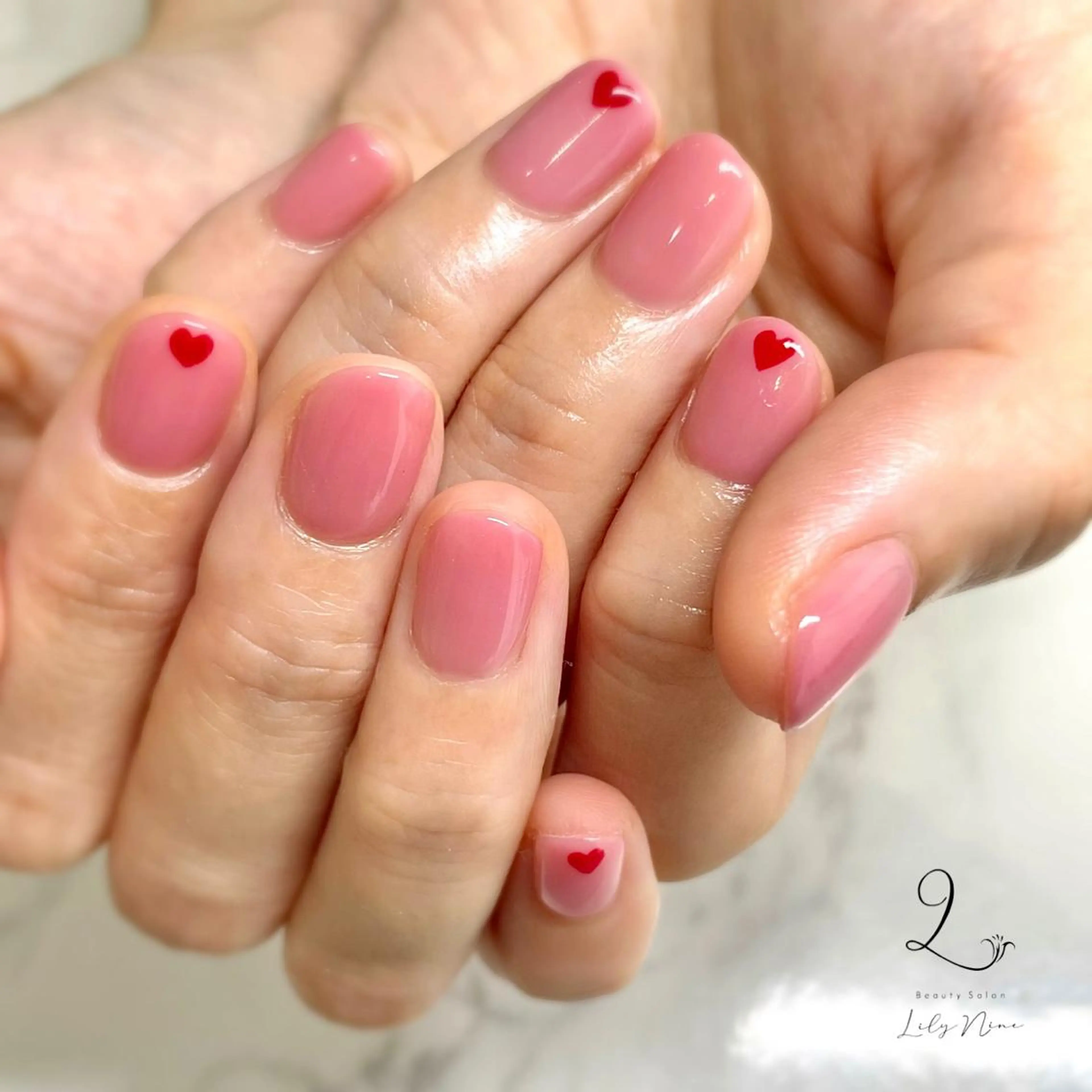 ネイル ハート REVIA :ayaのネイルデザイン