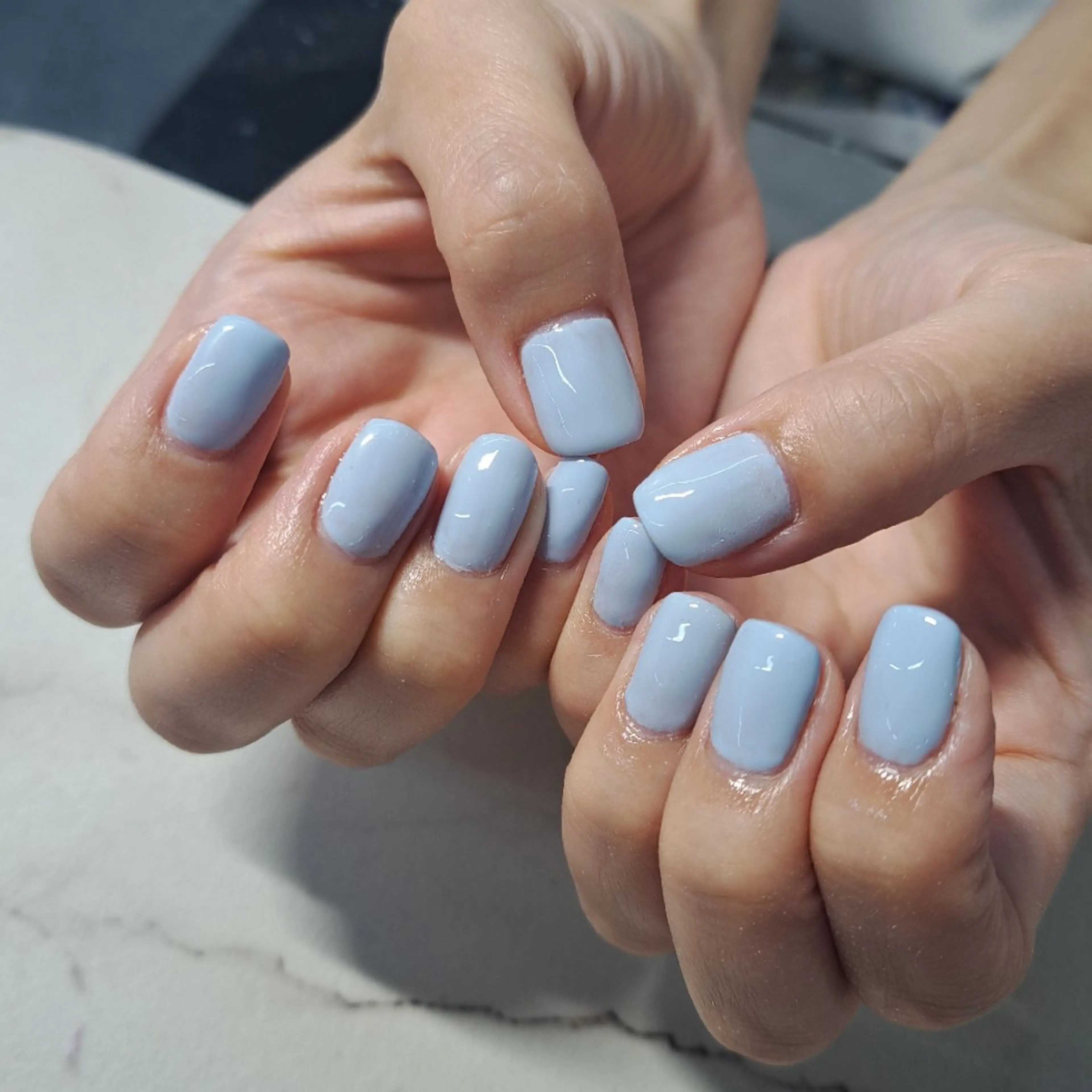 ネイル ワンカラーネイル jewelry & nailecxia のネイルデザイン