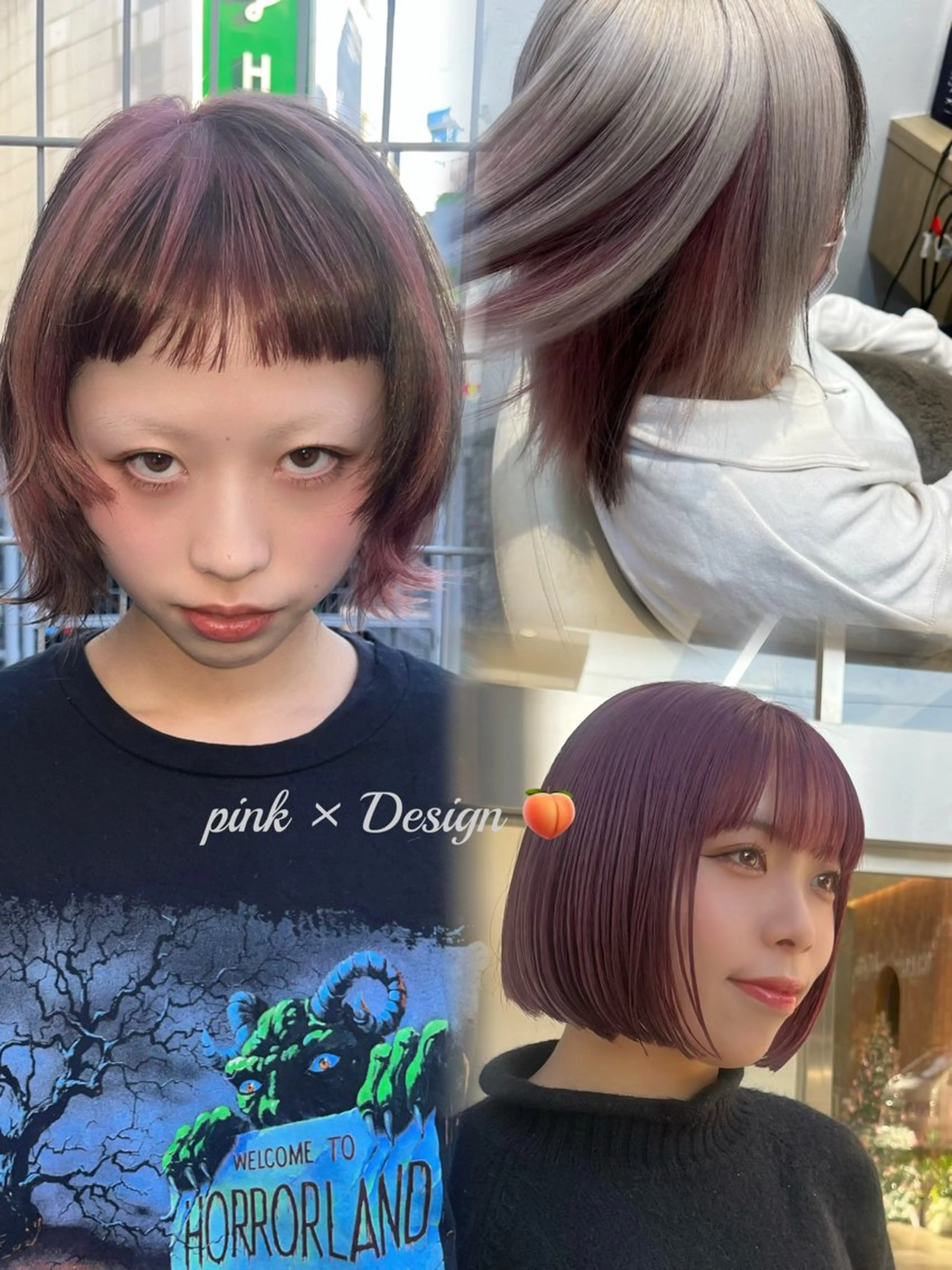 ショート カラー 柔らかい艶暖色 レイヤー🫧姫汝のヘアスタイル