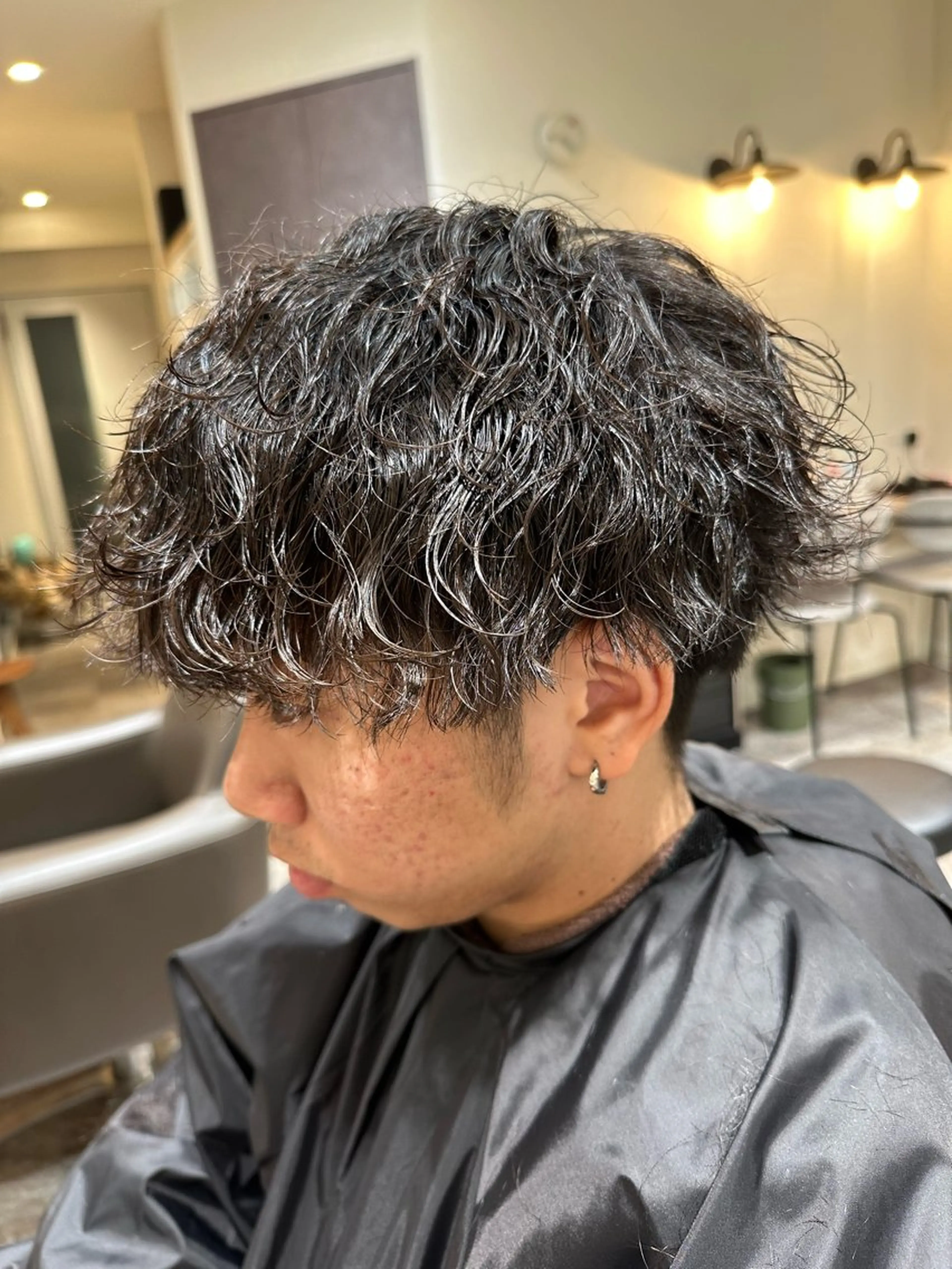パーマ メンズ 【メンズパーマ】比嘉 啓人のヘアスタイル