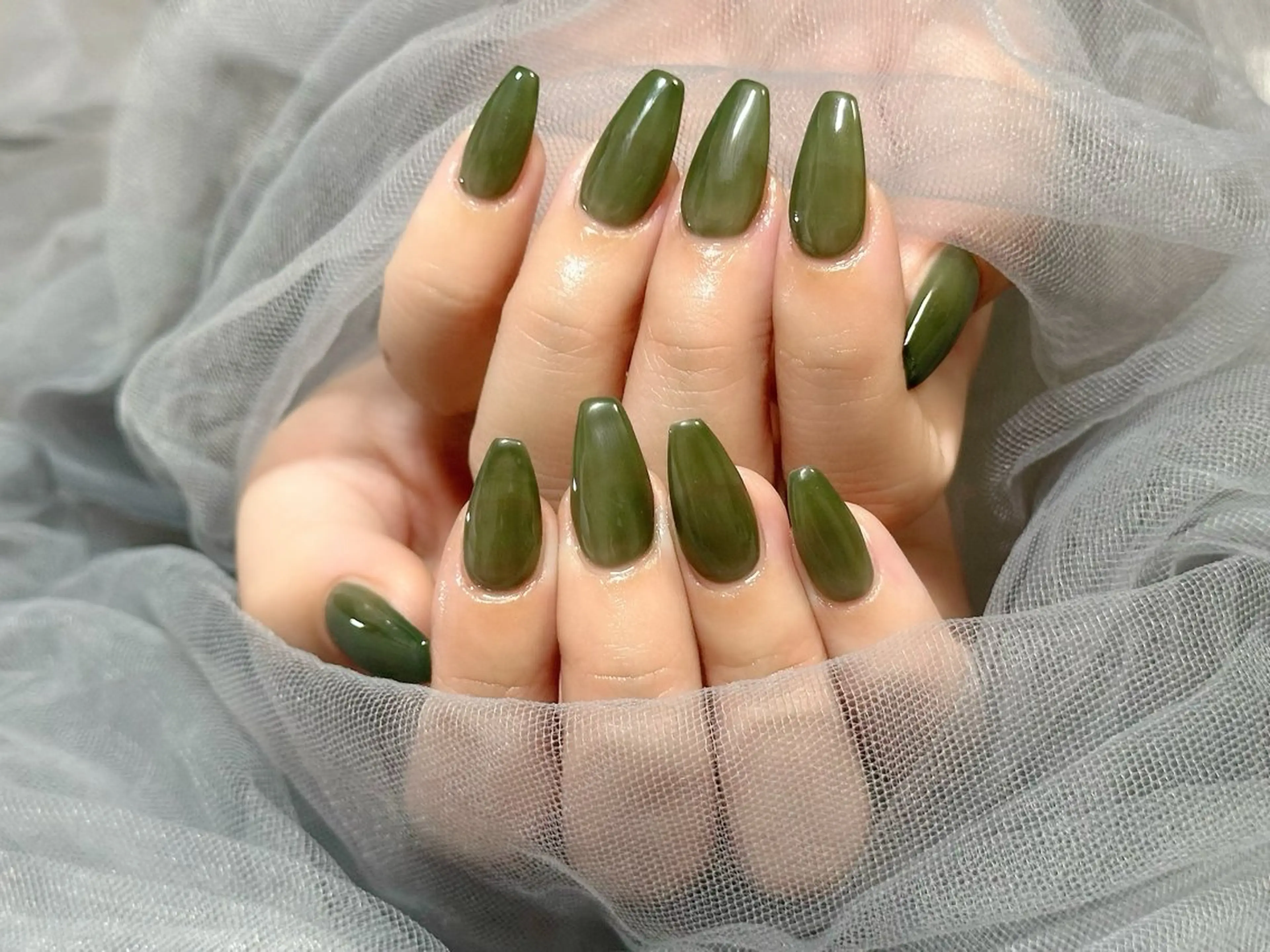 ネイル ワンカラーネイル ハンドネイル Nail Salon KURELLYのネイルデザイン