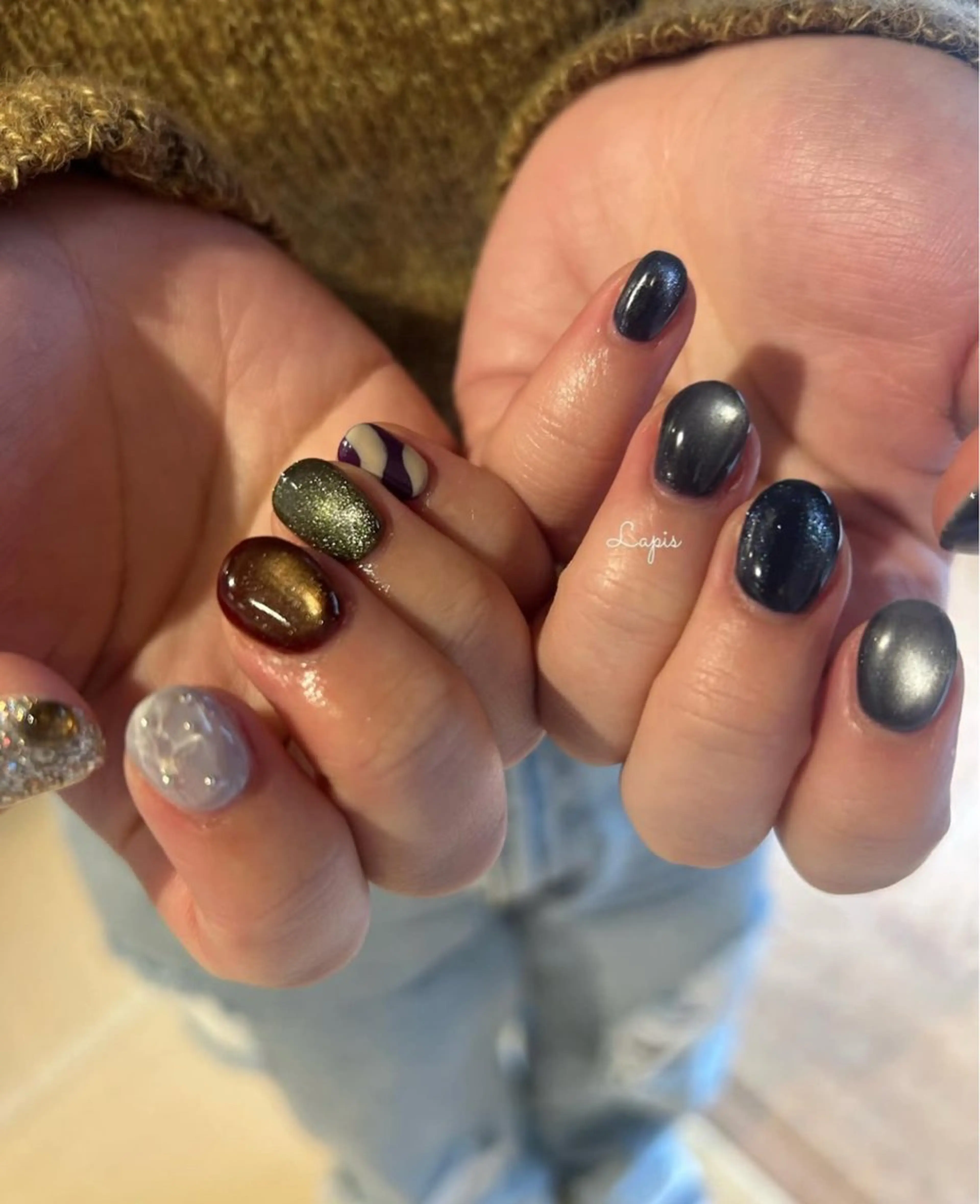 ネイル ハンドネイル Lapis *のネイルデザイン