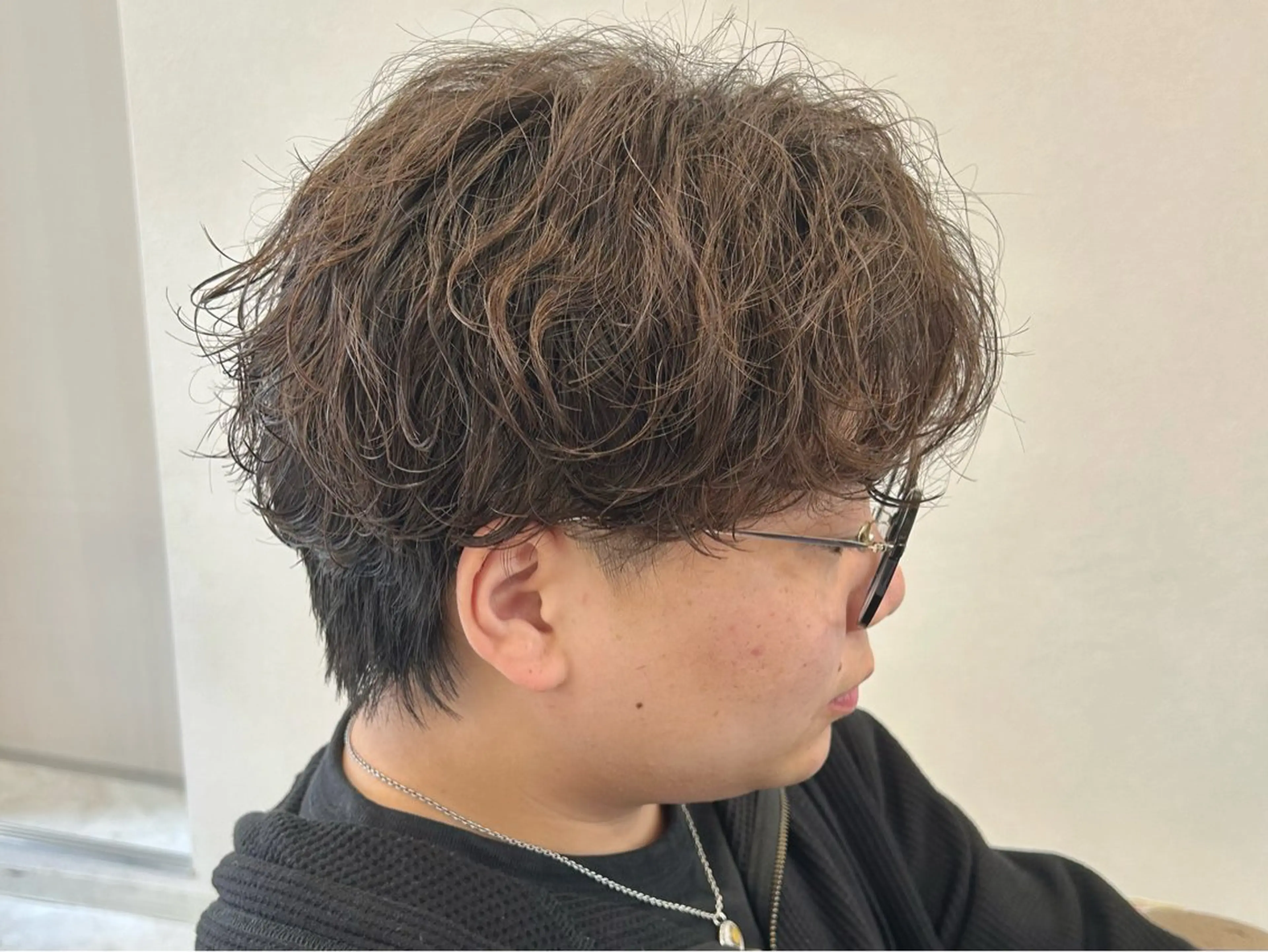 パーマ メンズ 千明 大輝のヘアスタイル