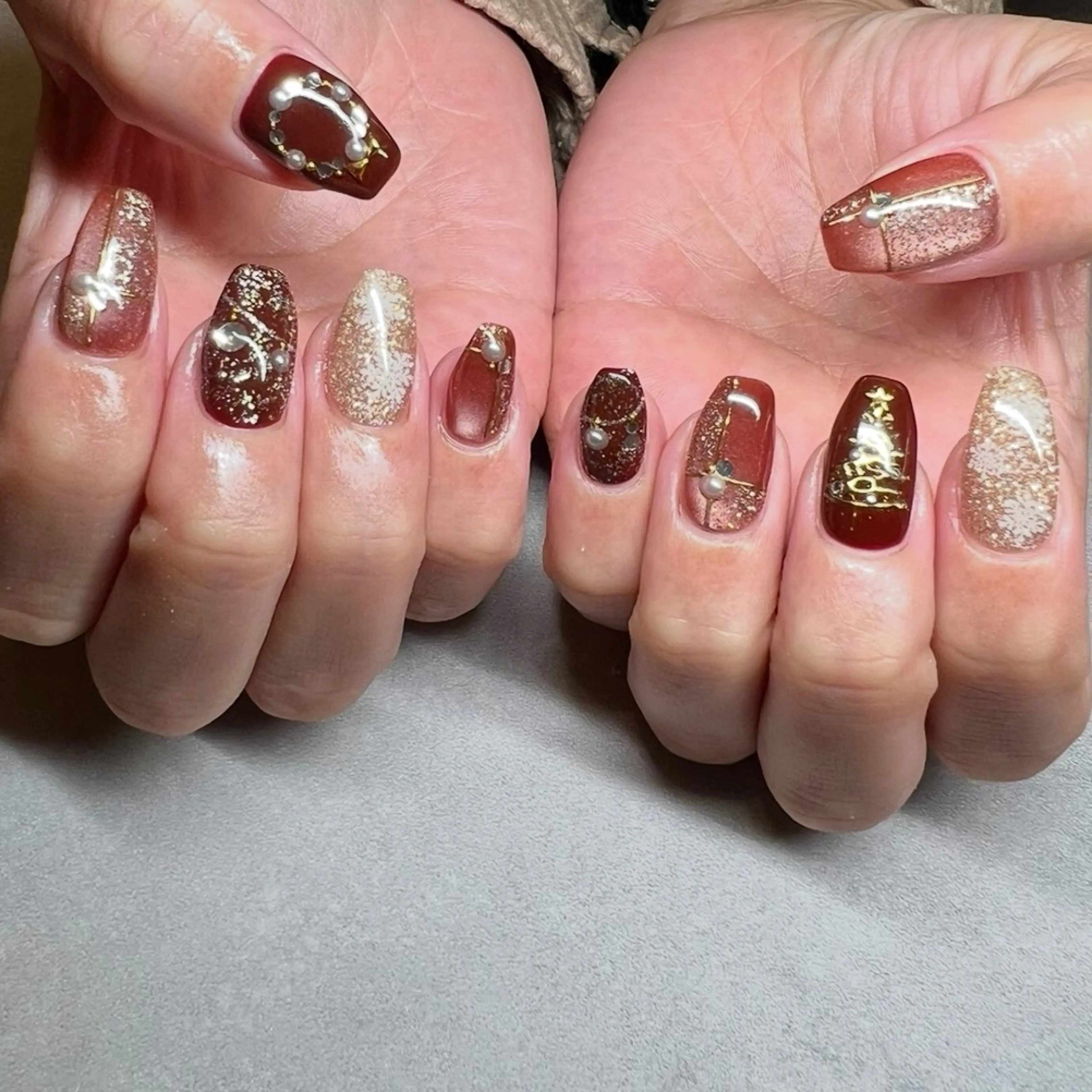 ネイル YUKO🩶 sofa立川のネイルデザイン