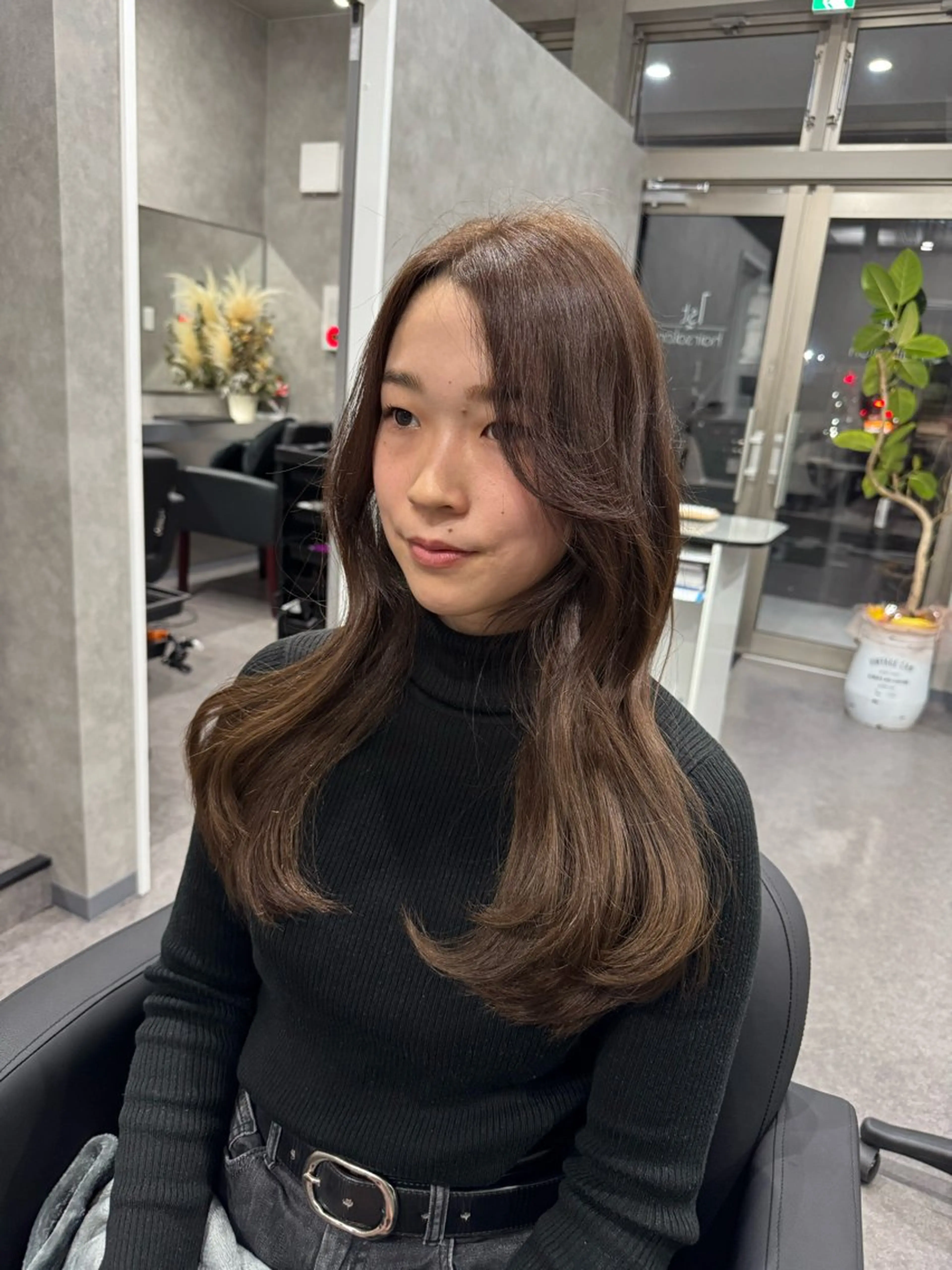 セミロング 伊勢崎/似合せカット 🇰🇷KEIGO‪のヘアスタイル