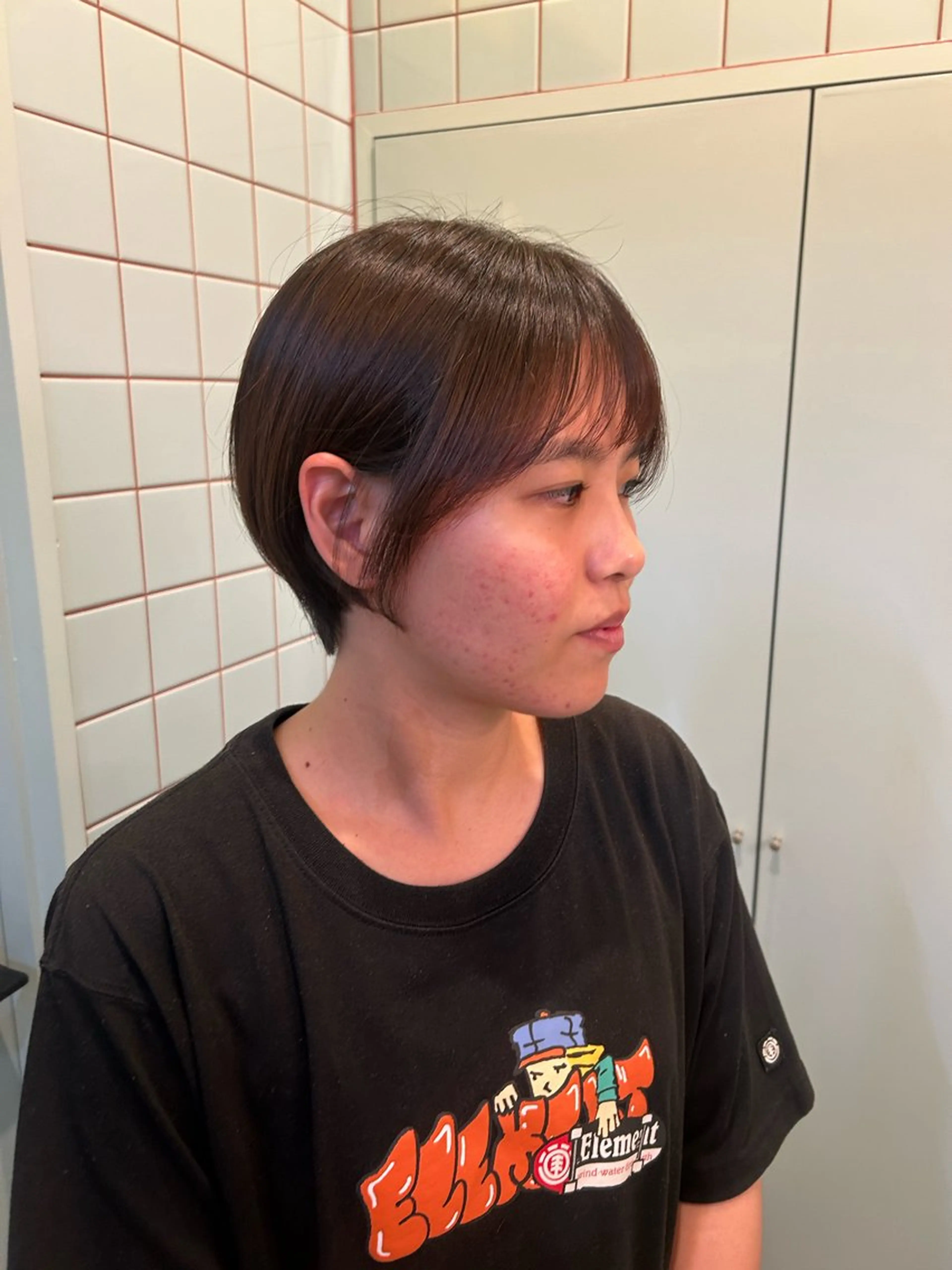 ショート くびれヘア ショートヘア isshiki reikaのヘアスタイル