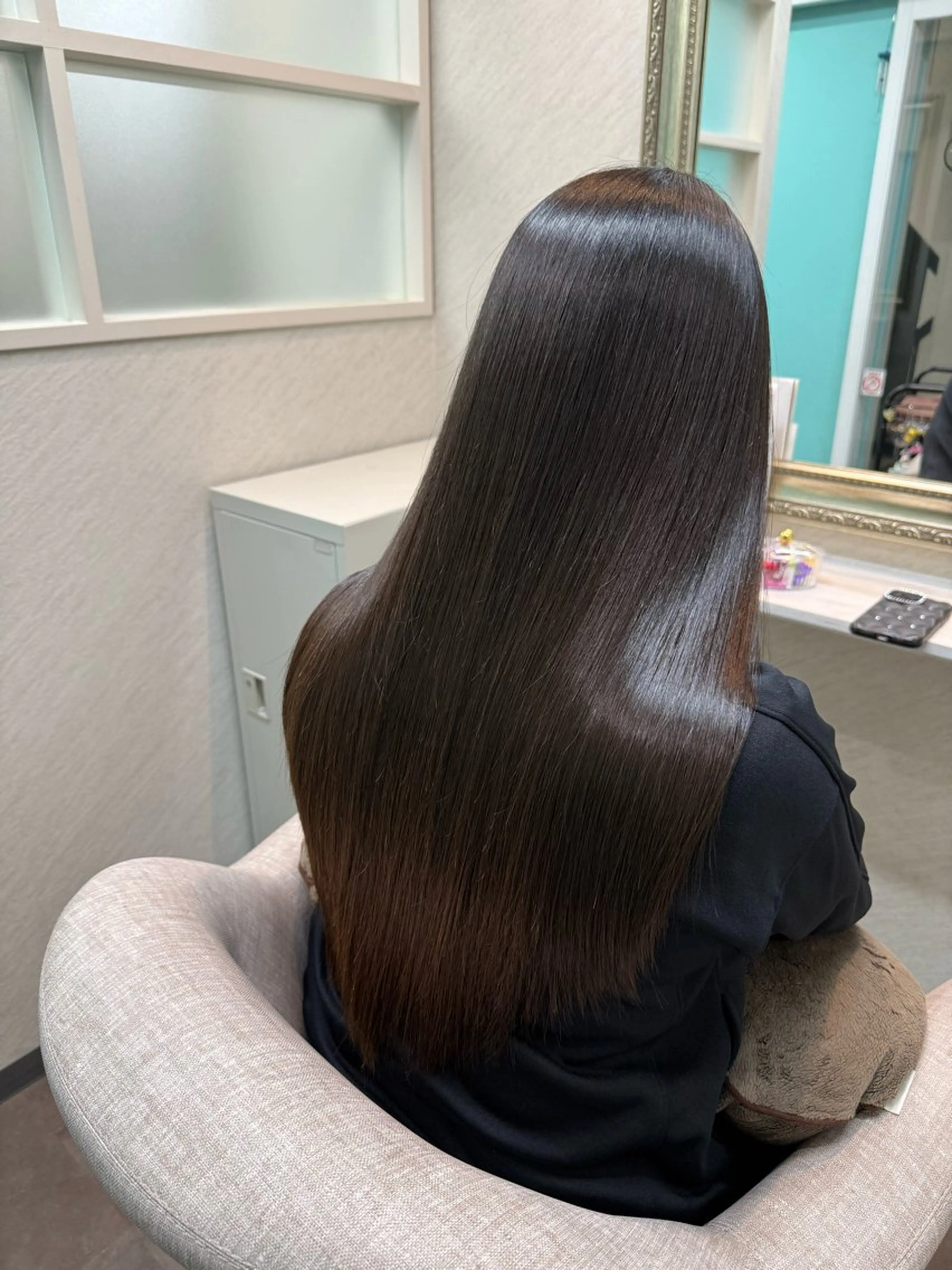ロング ヘアカラー トリートメント ヘッドスパ 髪質改善/縮毛矯正 アンナ🍊のヘアスタイル
