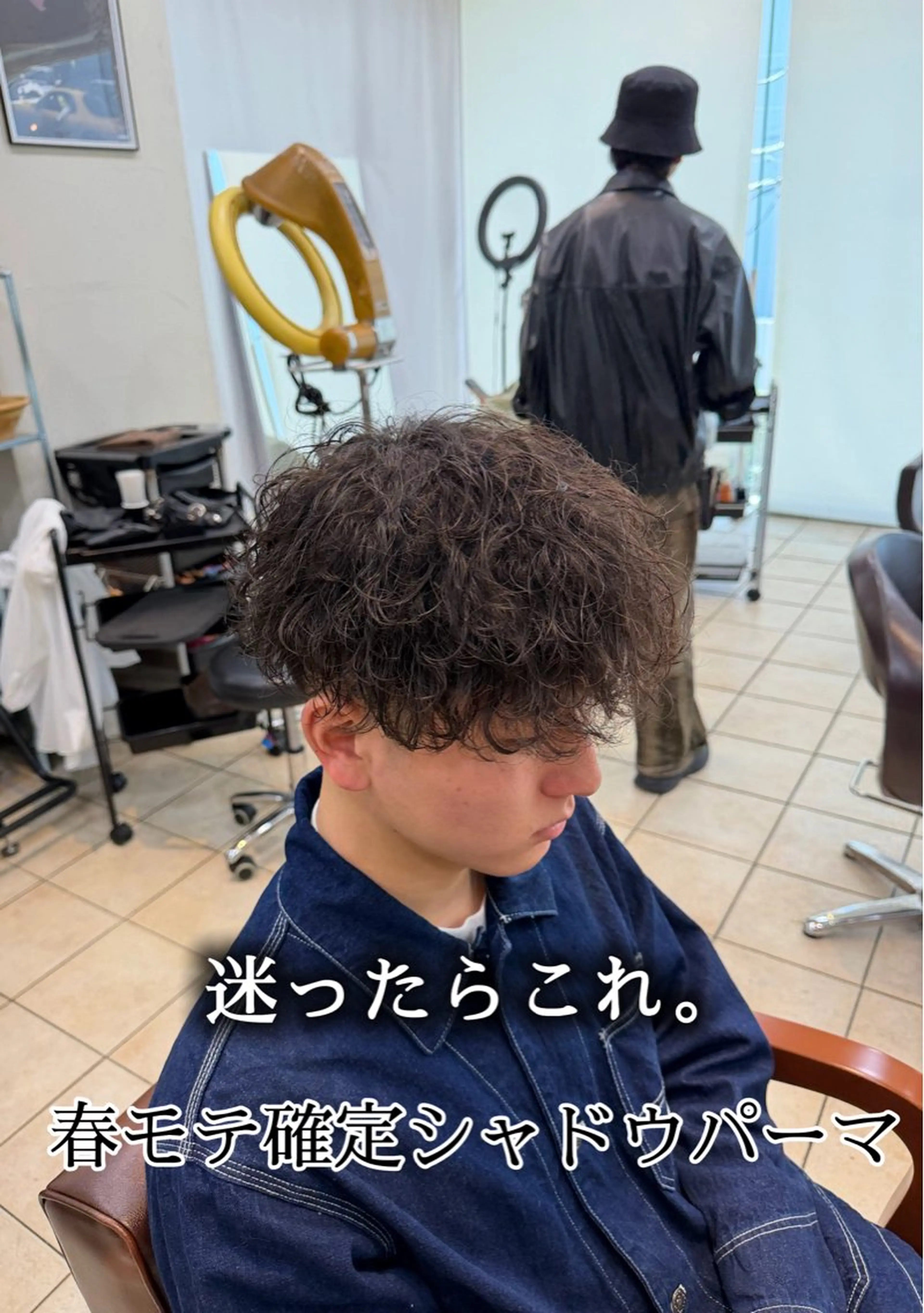 ショート パーマ スパイキーショート/ メンズパーマ/関内涼のヘアスタイル