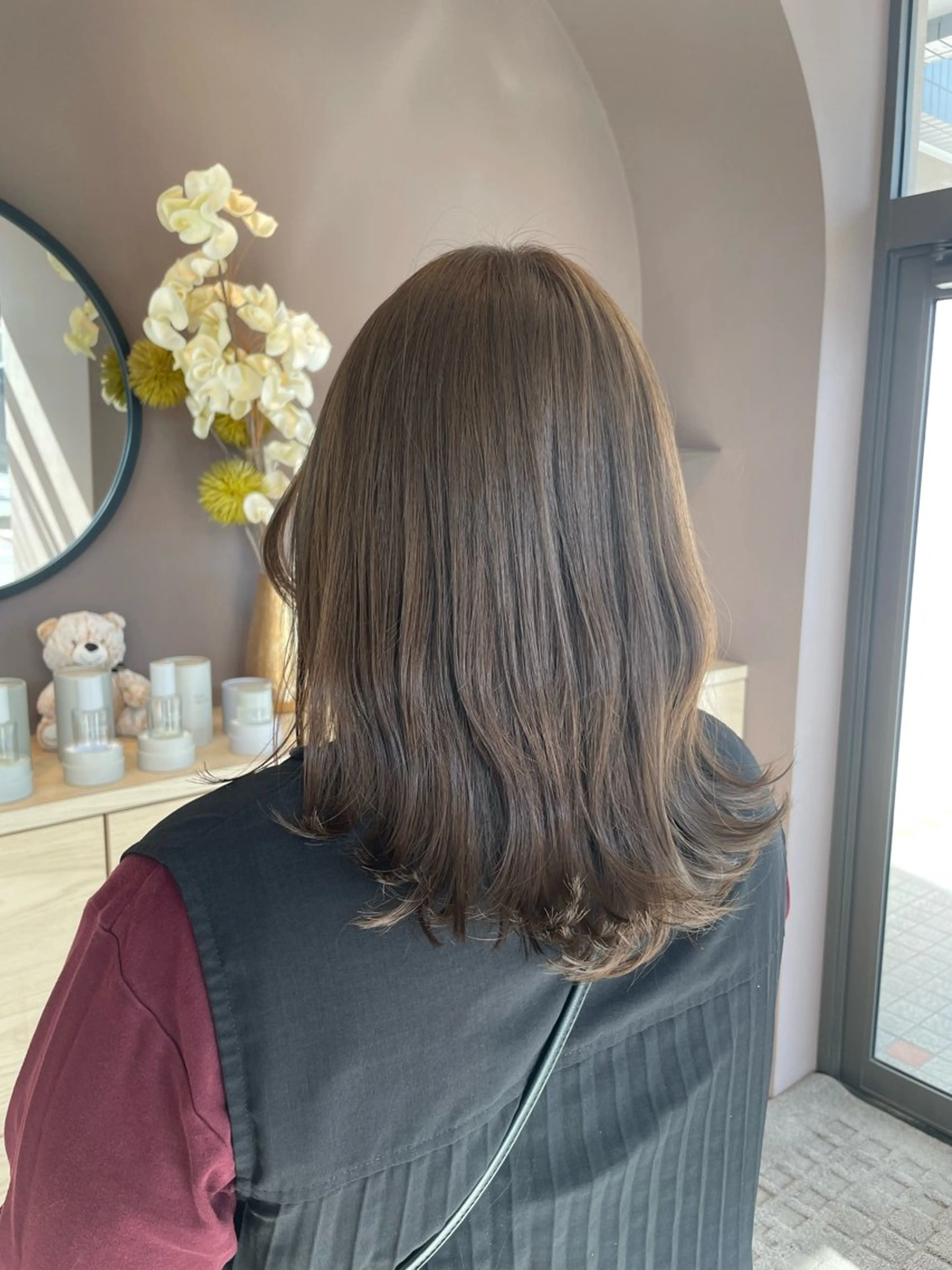 ミディアム 戸上 メグのヘアスタイル