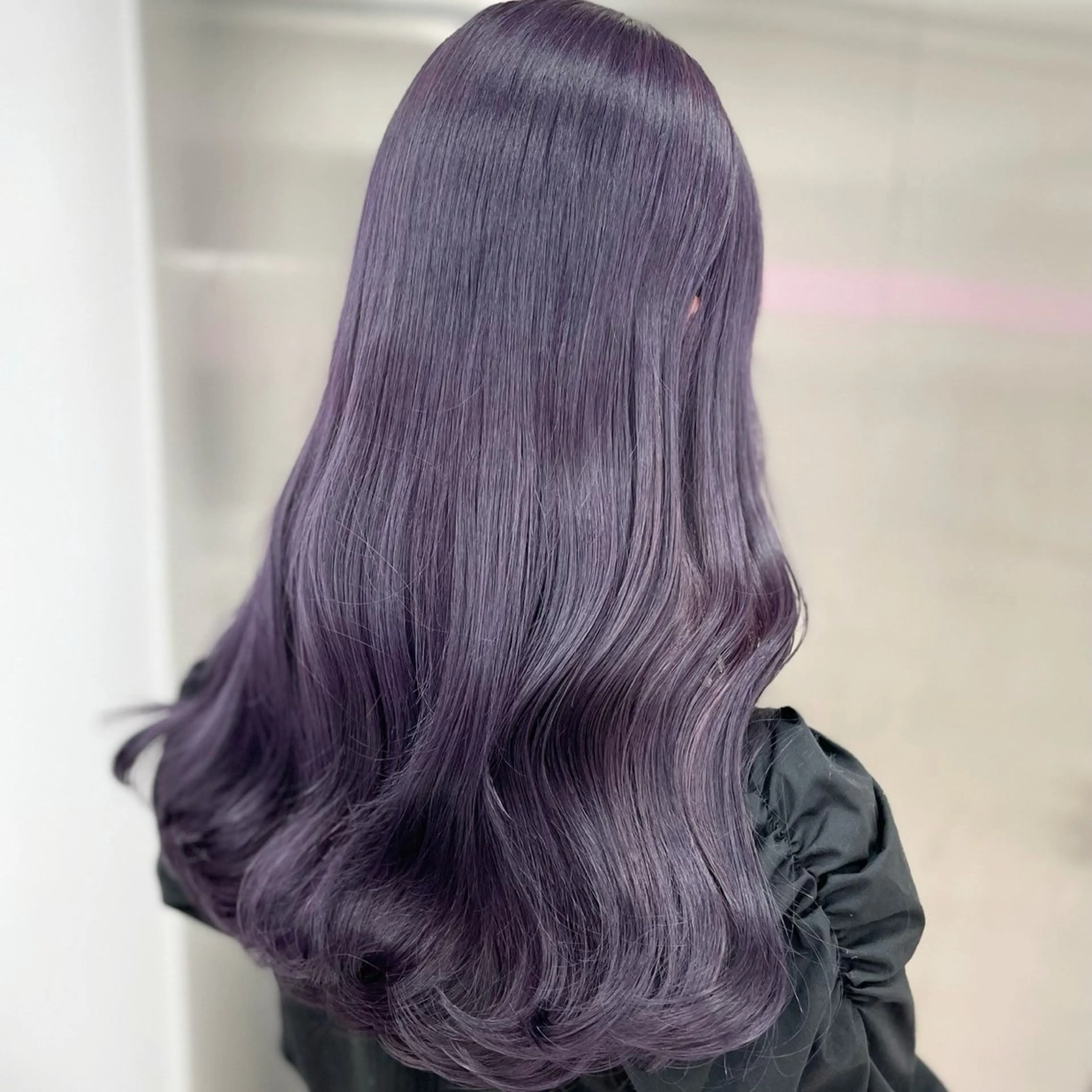 セミロング カラー 💖似合わせカラー レイヤー💖ブリーチのヘアスタイル