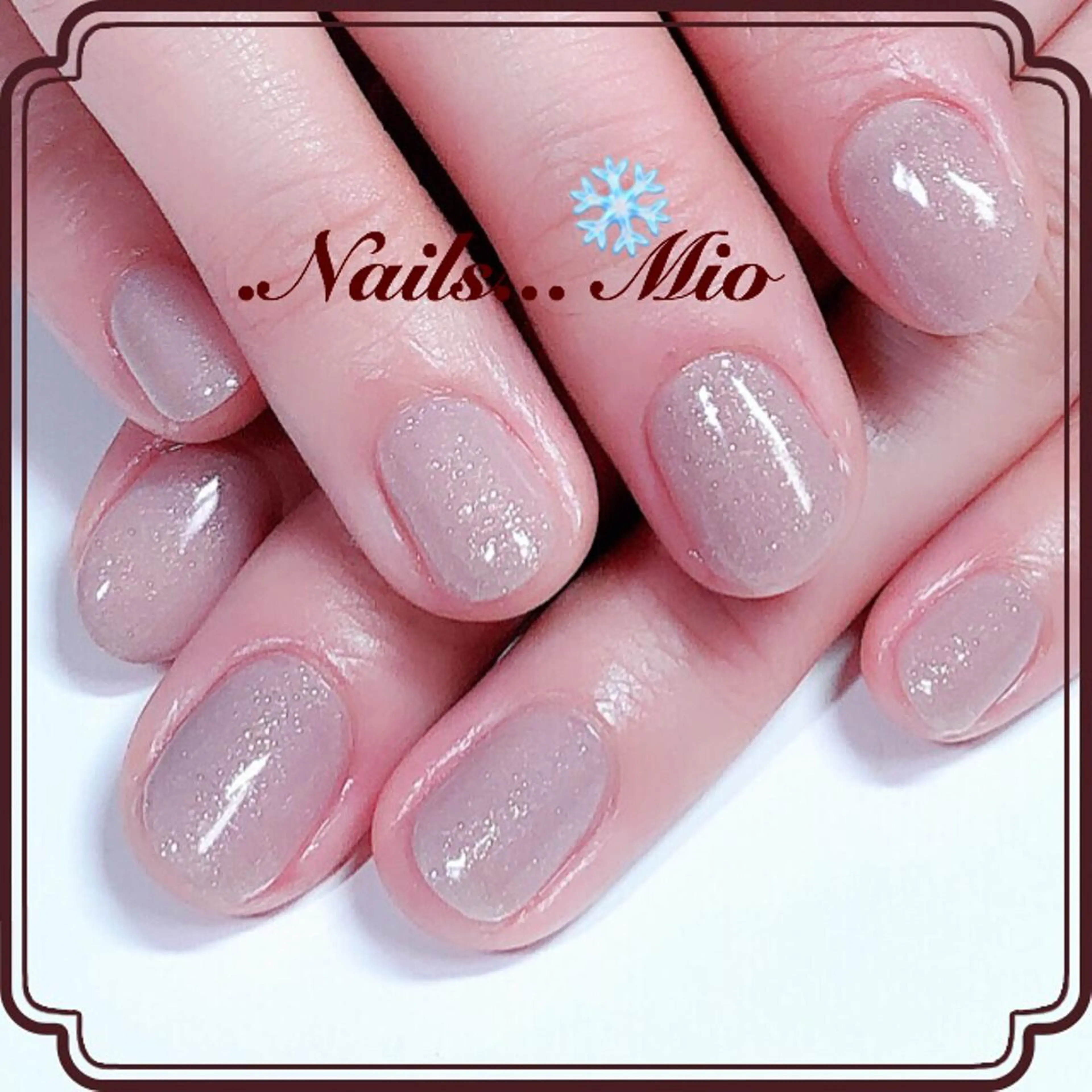 ネイル ラメ(グリッター) ワンカラーネイル .Nails Mio 赤羽西ネイルサロンのネイルデザイン