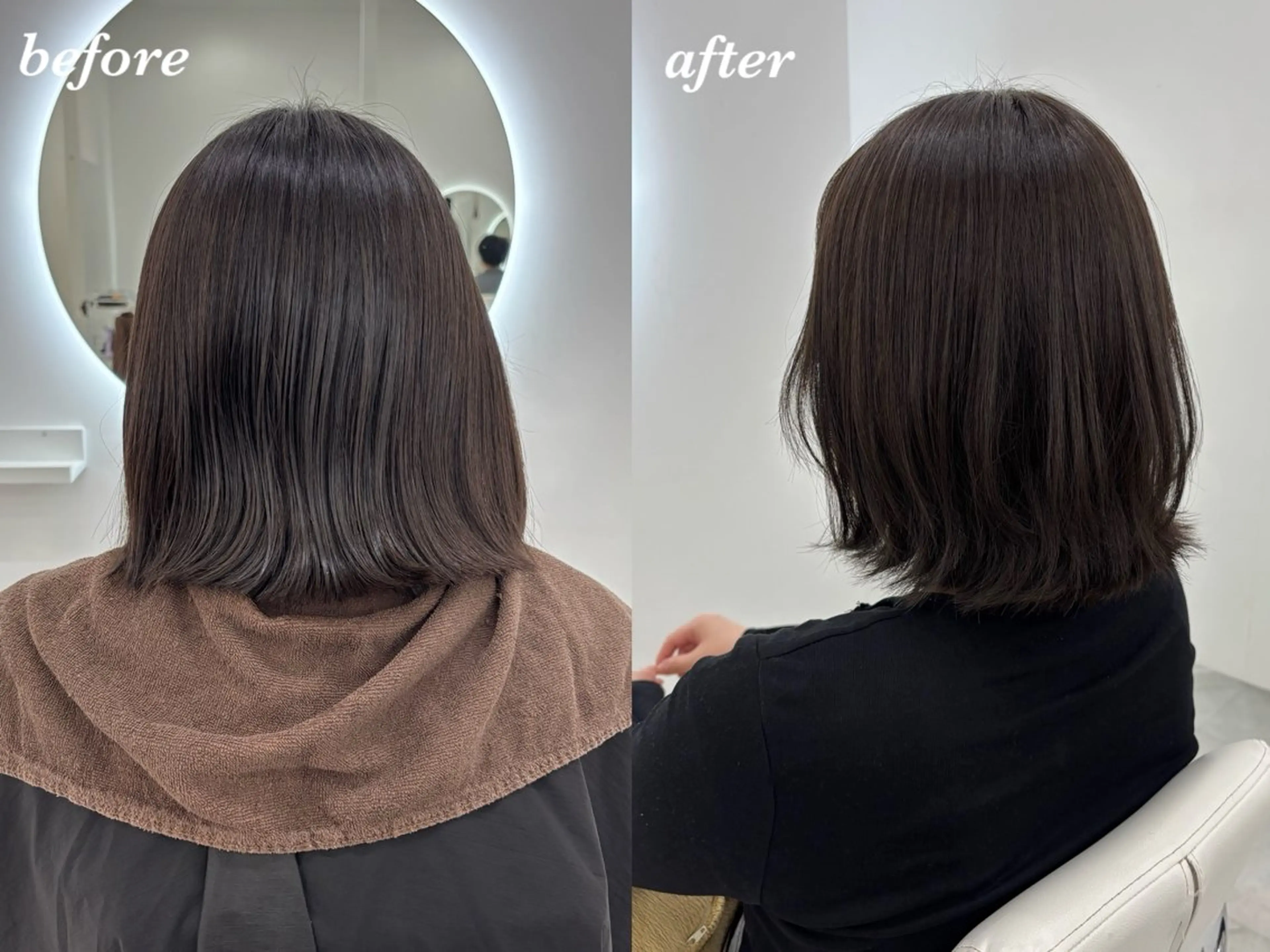 ショート カラー カット ヘアカラー トリートメント 【aini天王寺】 𝐚𝐢𝐫𝐢✂︎のヘアスタイル