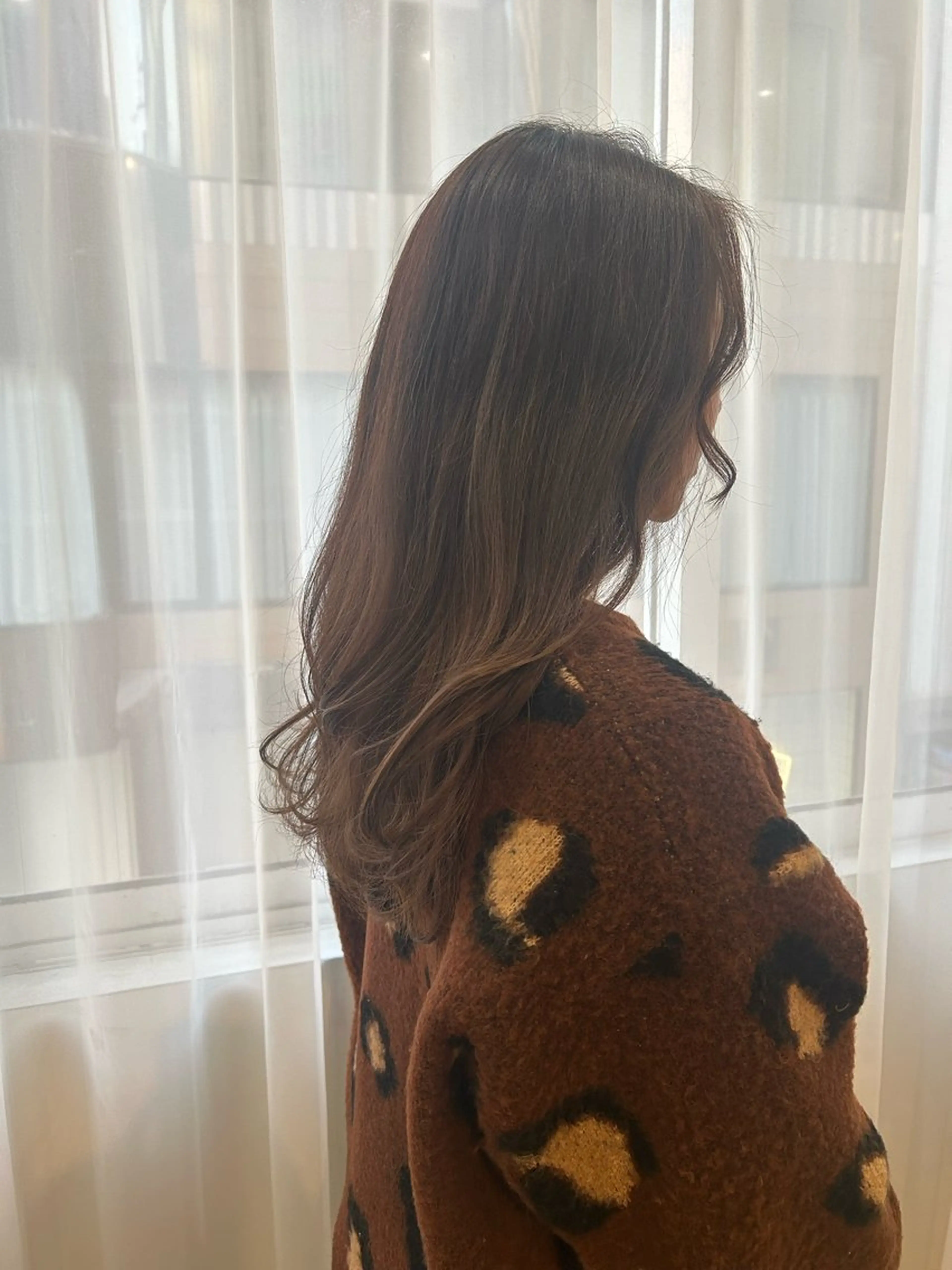 ロング 井上 葉月のヘアスタイル