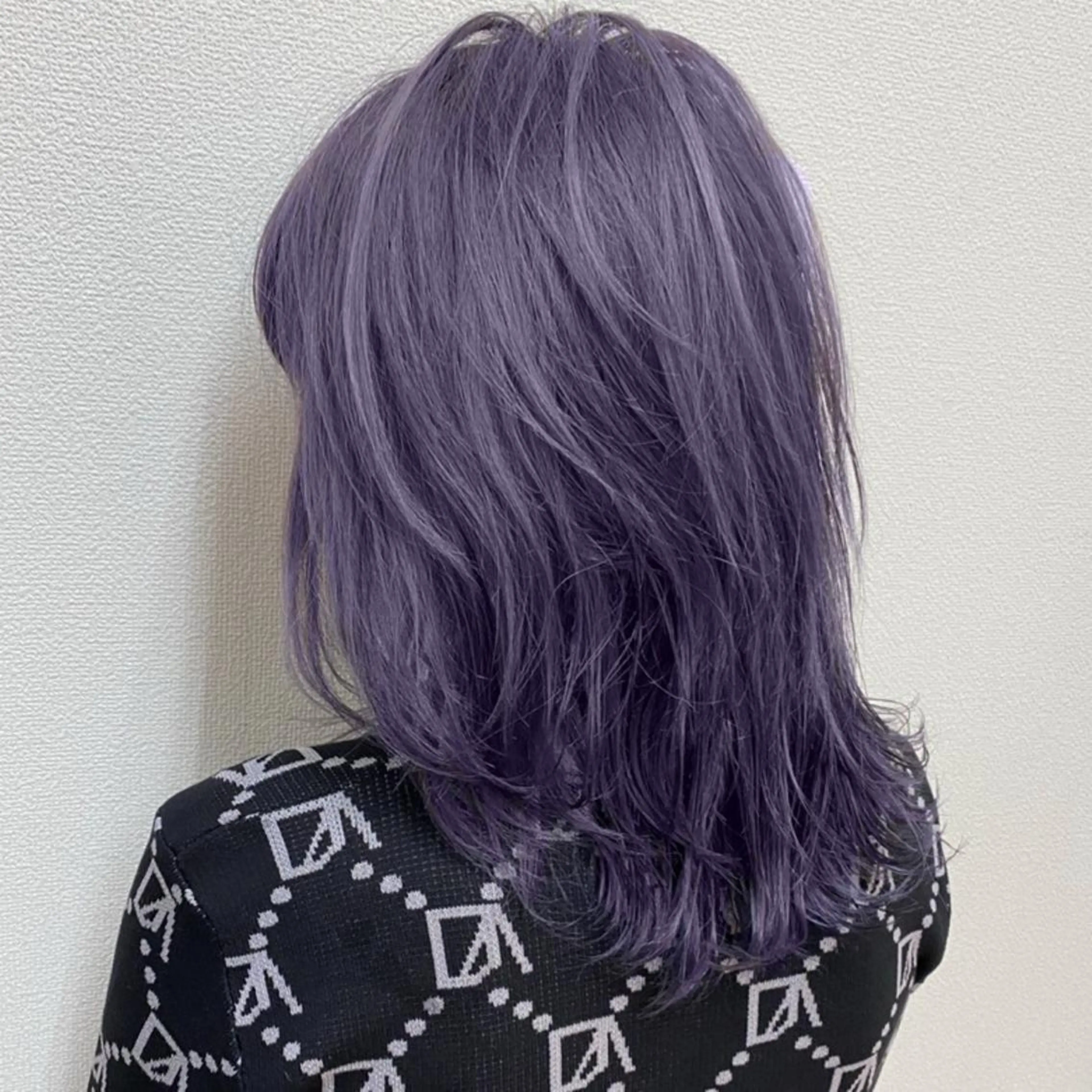 セミロング カラー ヘアアレンジ ✨艶髪✨ 奈須晴香のヘアスタイル