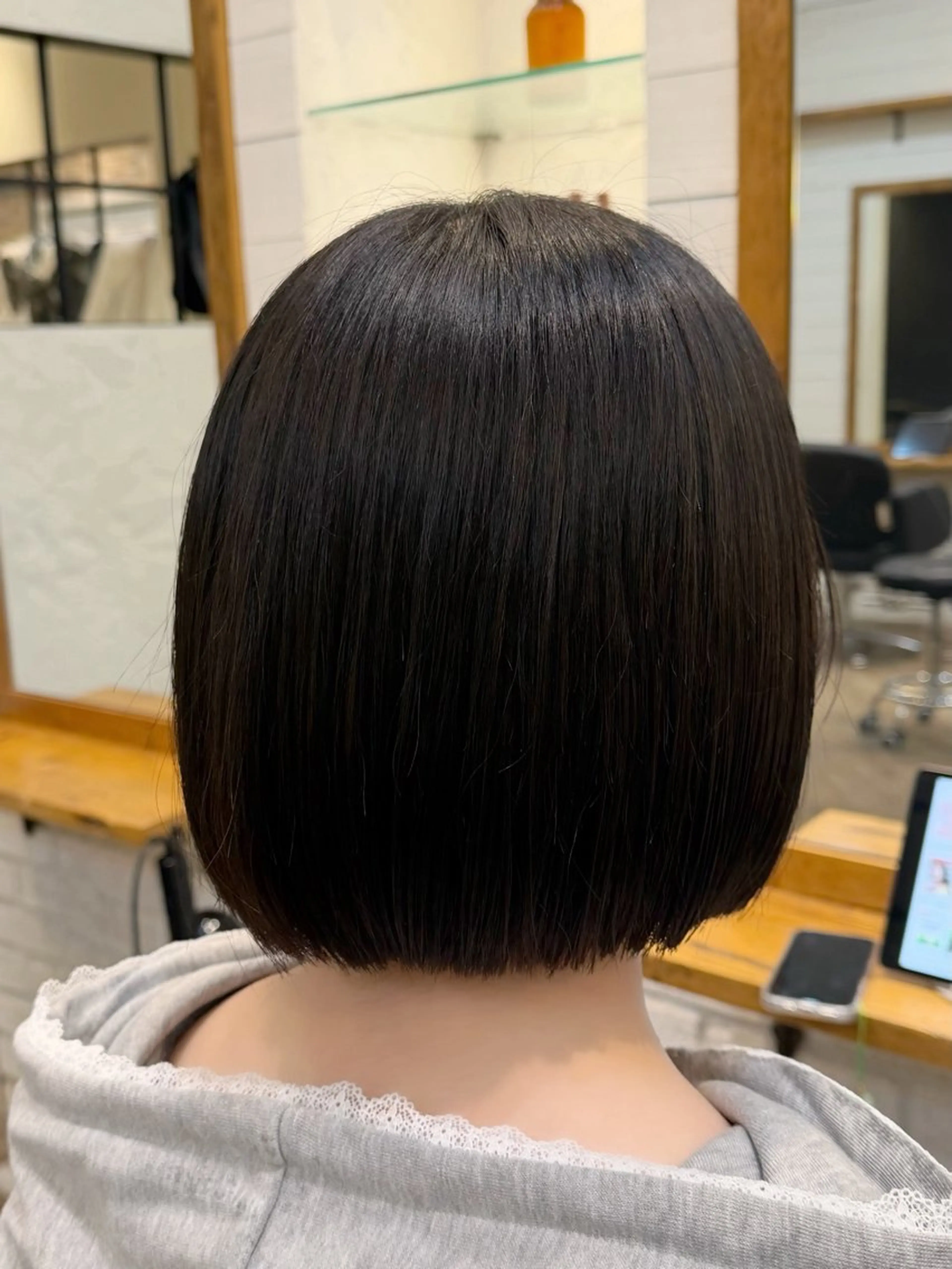 ショート ワンレンボブ ボブ BOTTOMS所属・🎀渋谷/ minori🎀のヘアスタイル