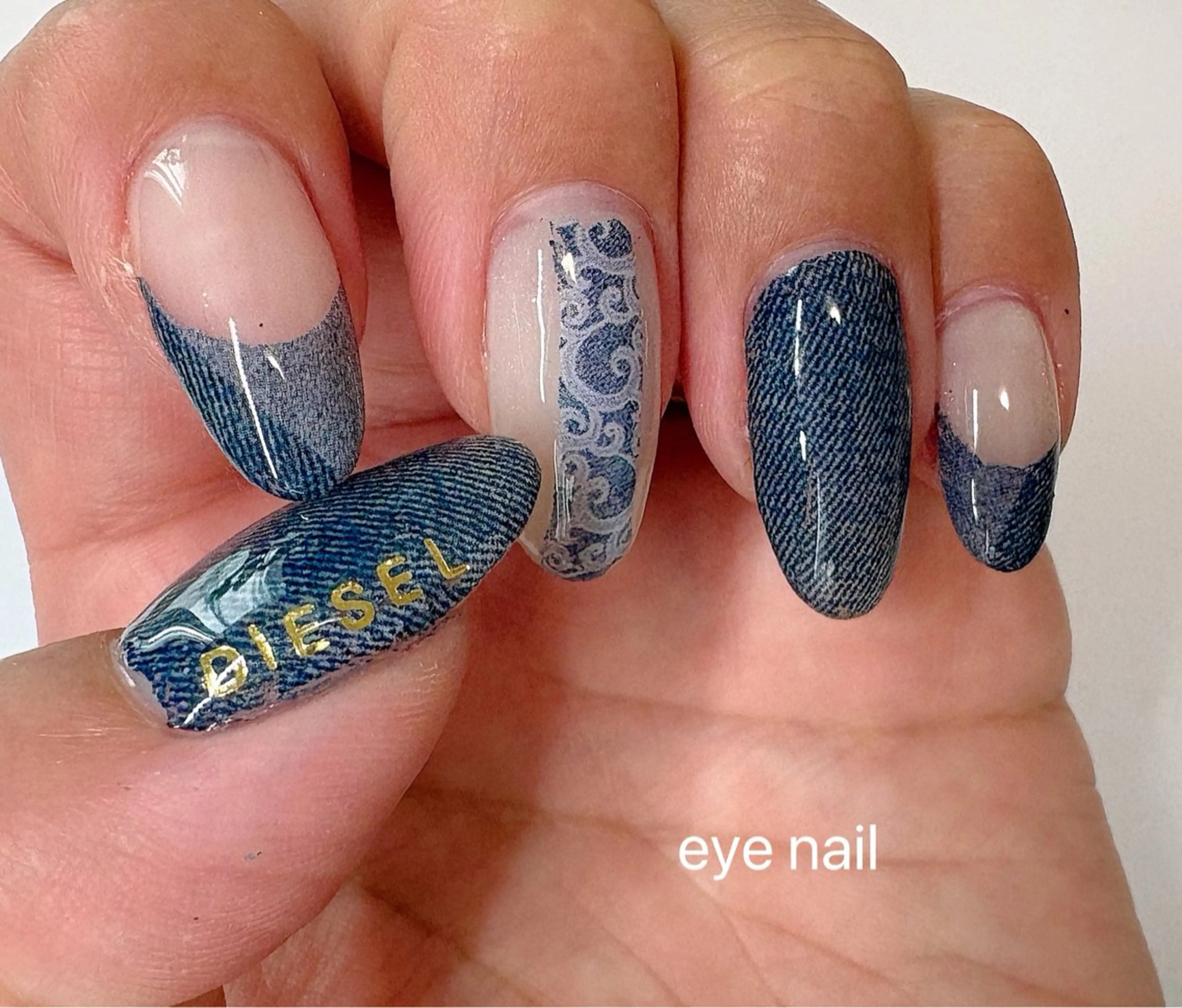 ネイル フレンチネイル ハンドネイル Eye nailのネイルデザイン