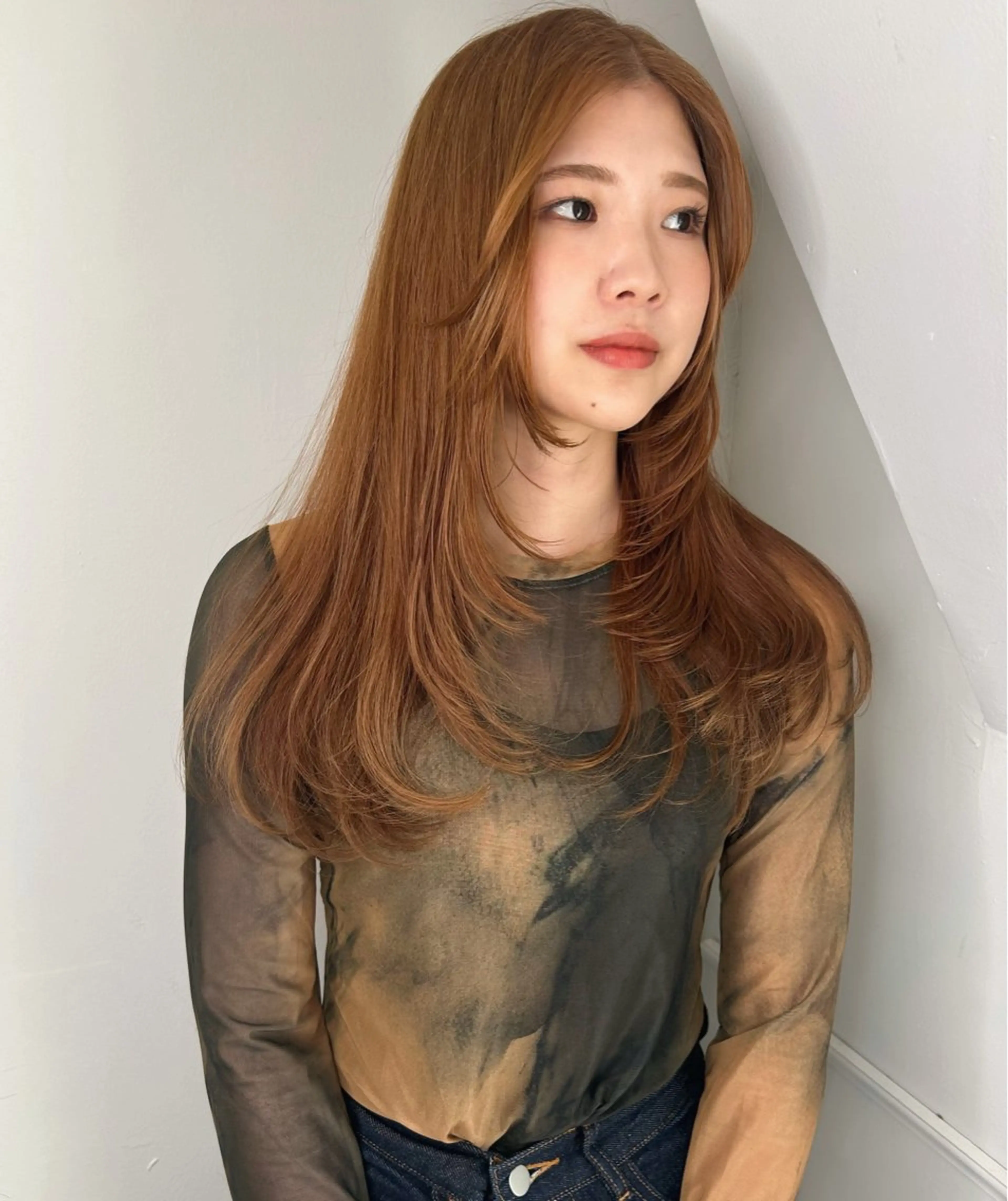 ロング カラー 透明感カラー/レイヤ ー🌙Honokaのヘアスタイル