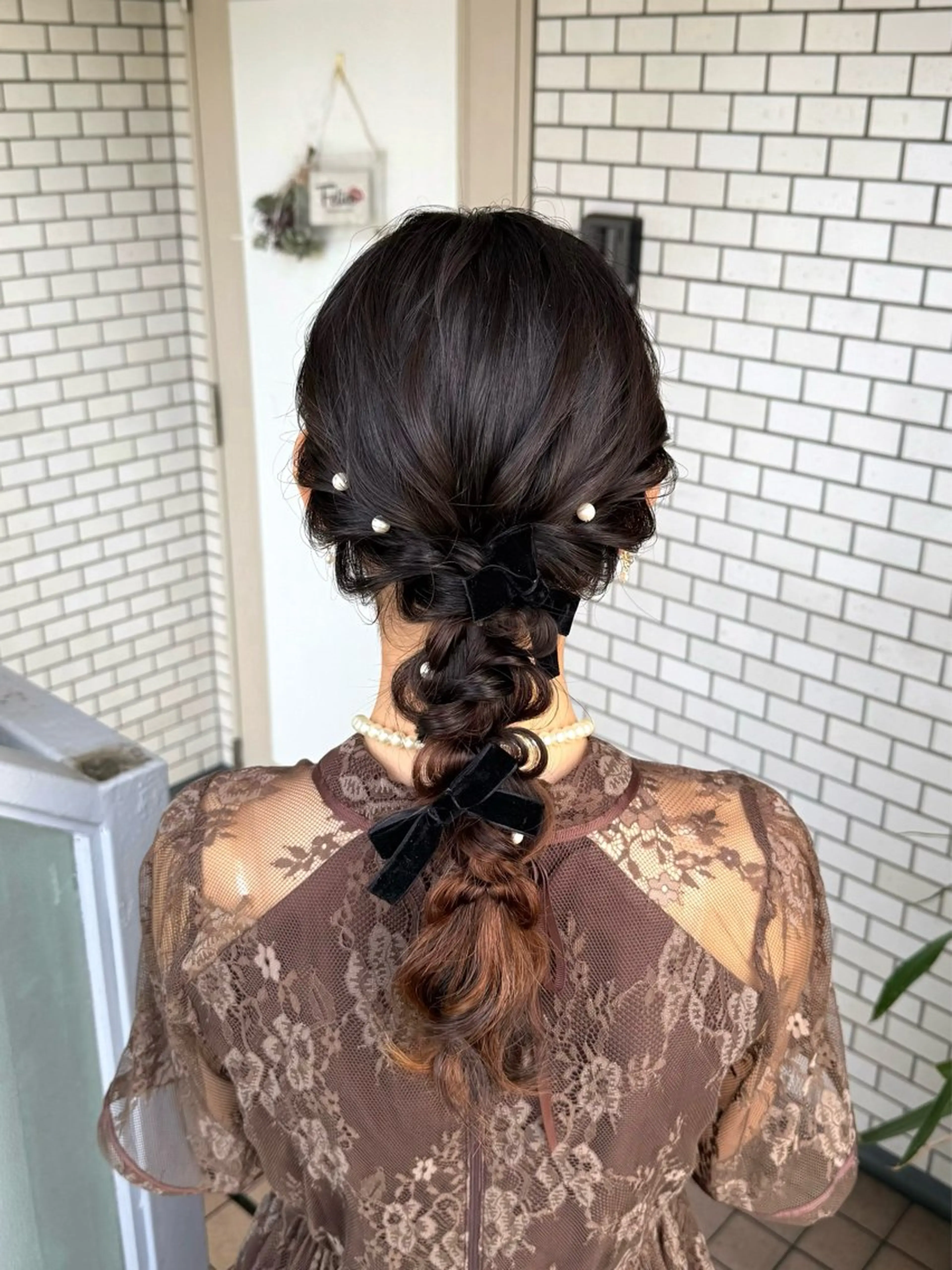 ミディアム ヘアアレンジ 成人式 結婚式・ブライダル デート 卒業式のヘアスタイル その他 褒められヘアメイク /‎ボブ女子🐶みおのその他イメージ